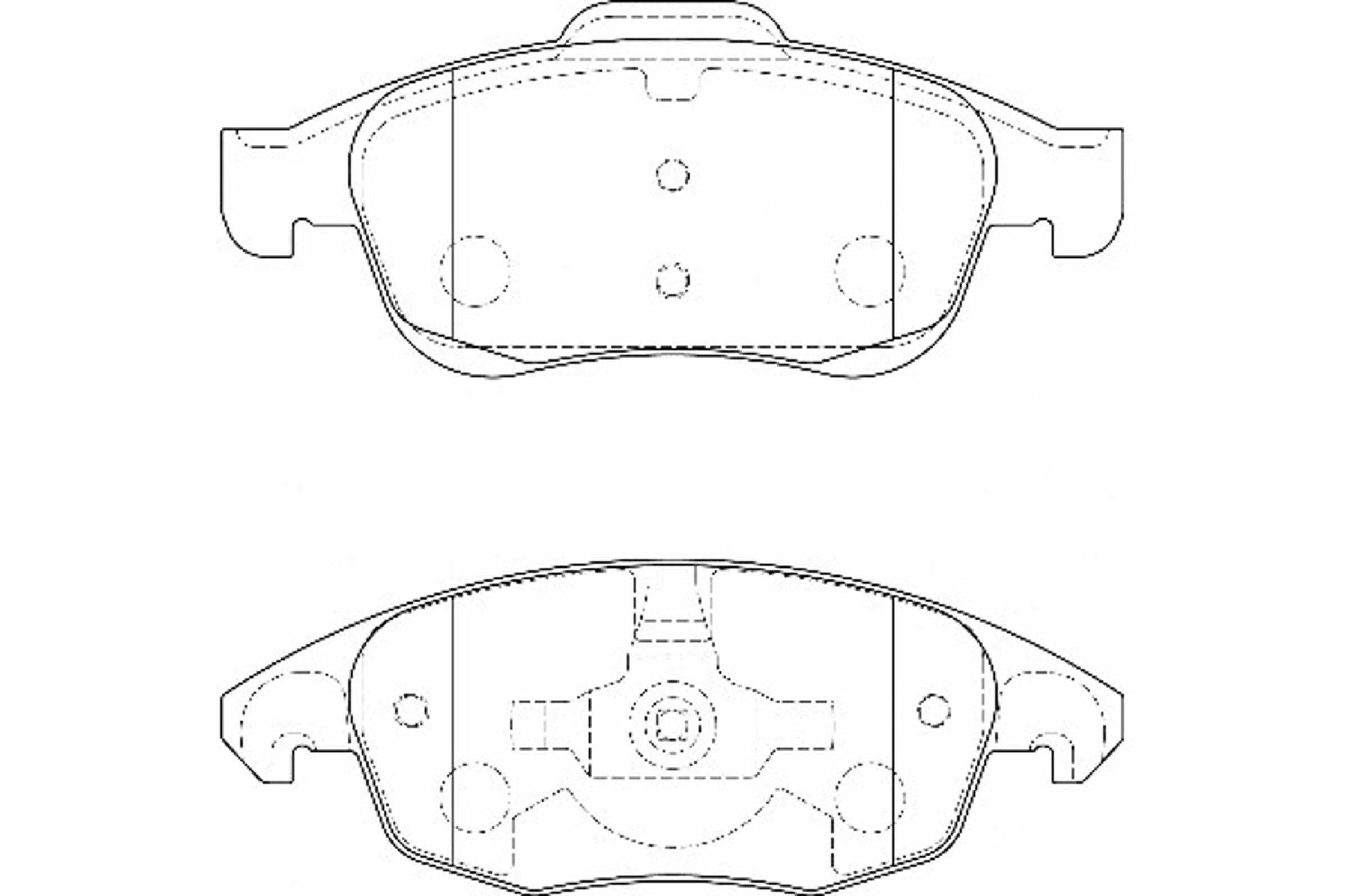 Комплект тормозных колодок дисковый тормоз WAGNER WBP24538A
