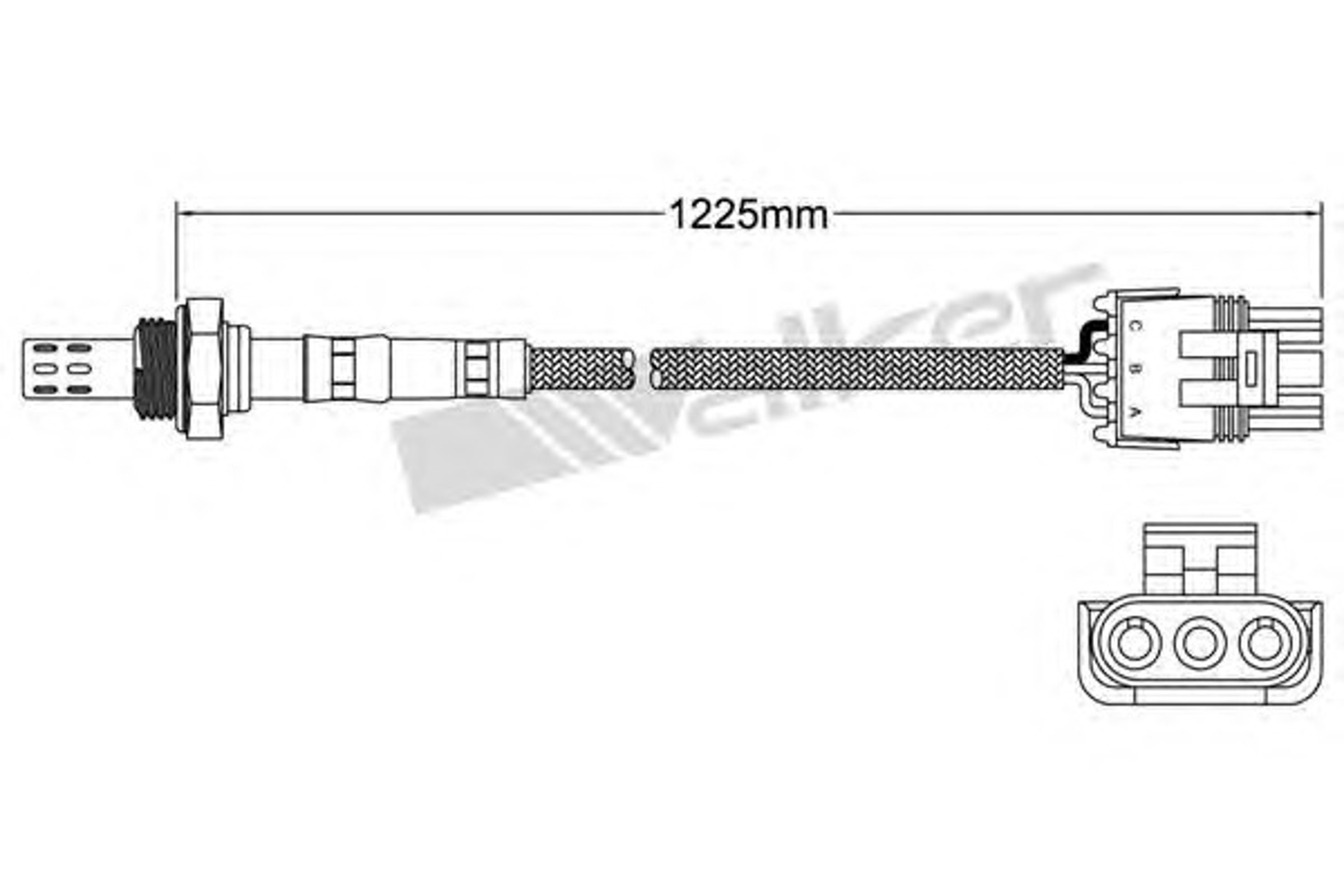 Лямбда-зонд WALKER PRODUCTS 250-23146