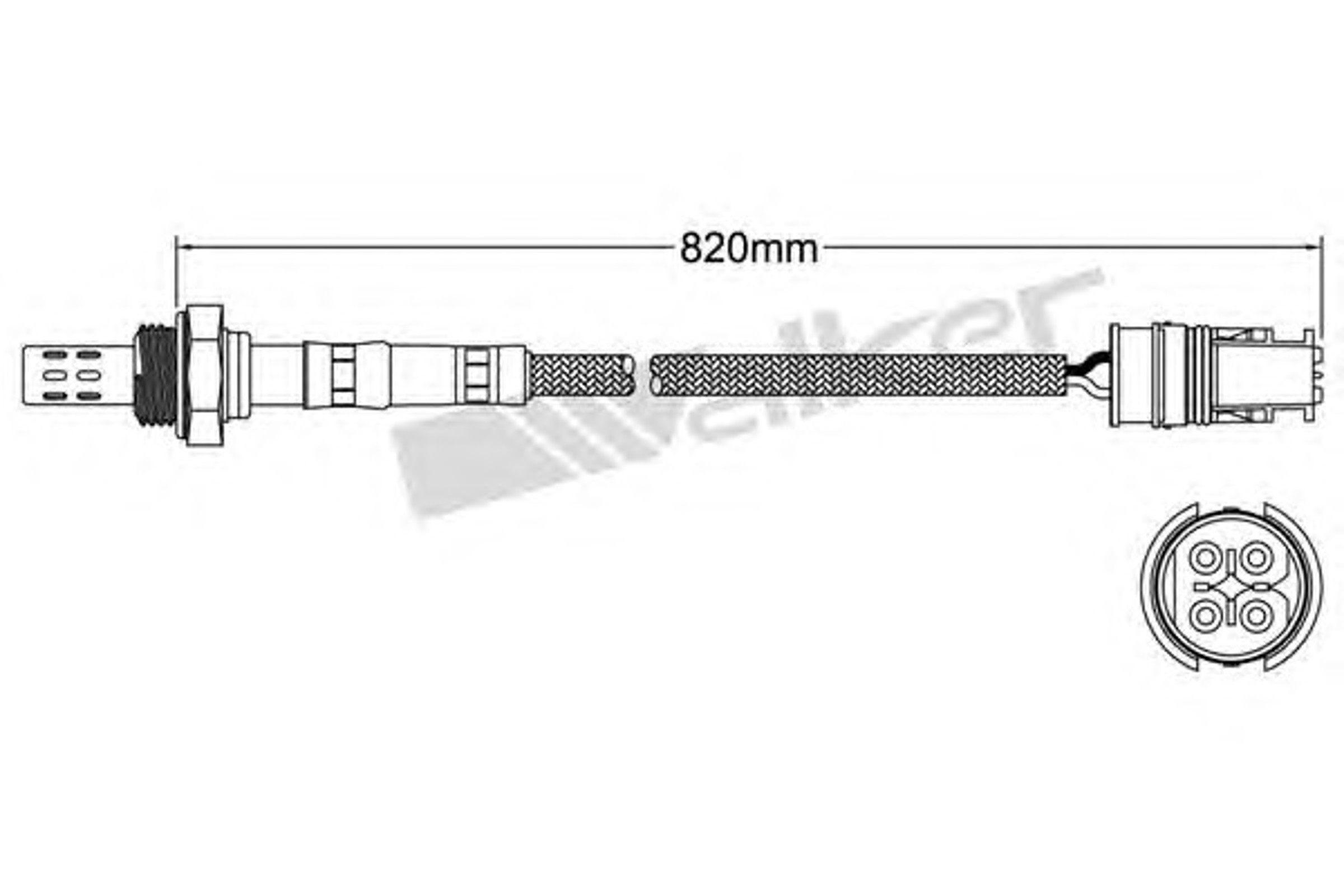Лямбда-зонд WALKER PRODUCTS 250-24143