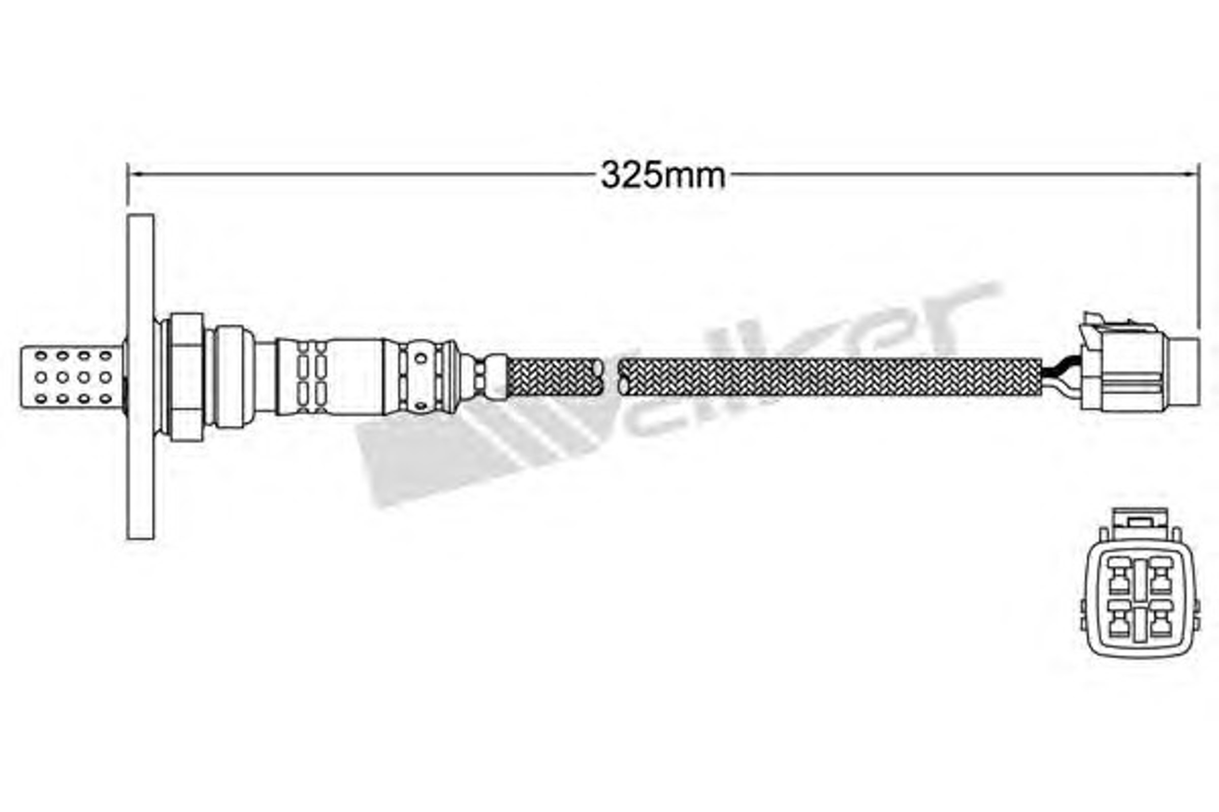 Лямбда-зонд WALKER PRODUCTS 250-24158