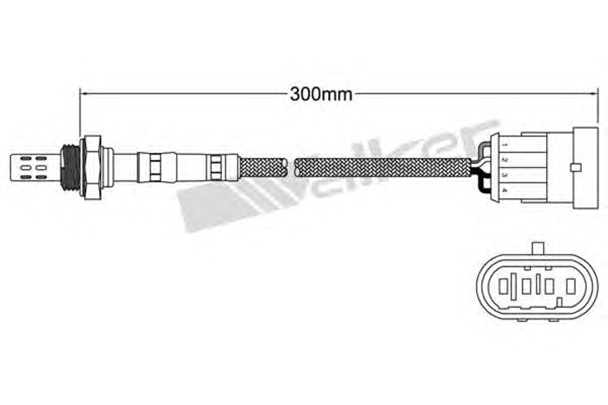 Лямбда-зонд WALKER PRODUCTS 250-24190