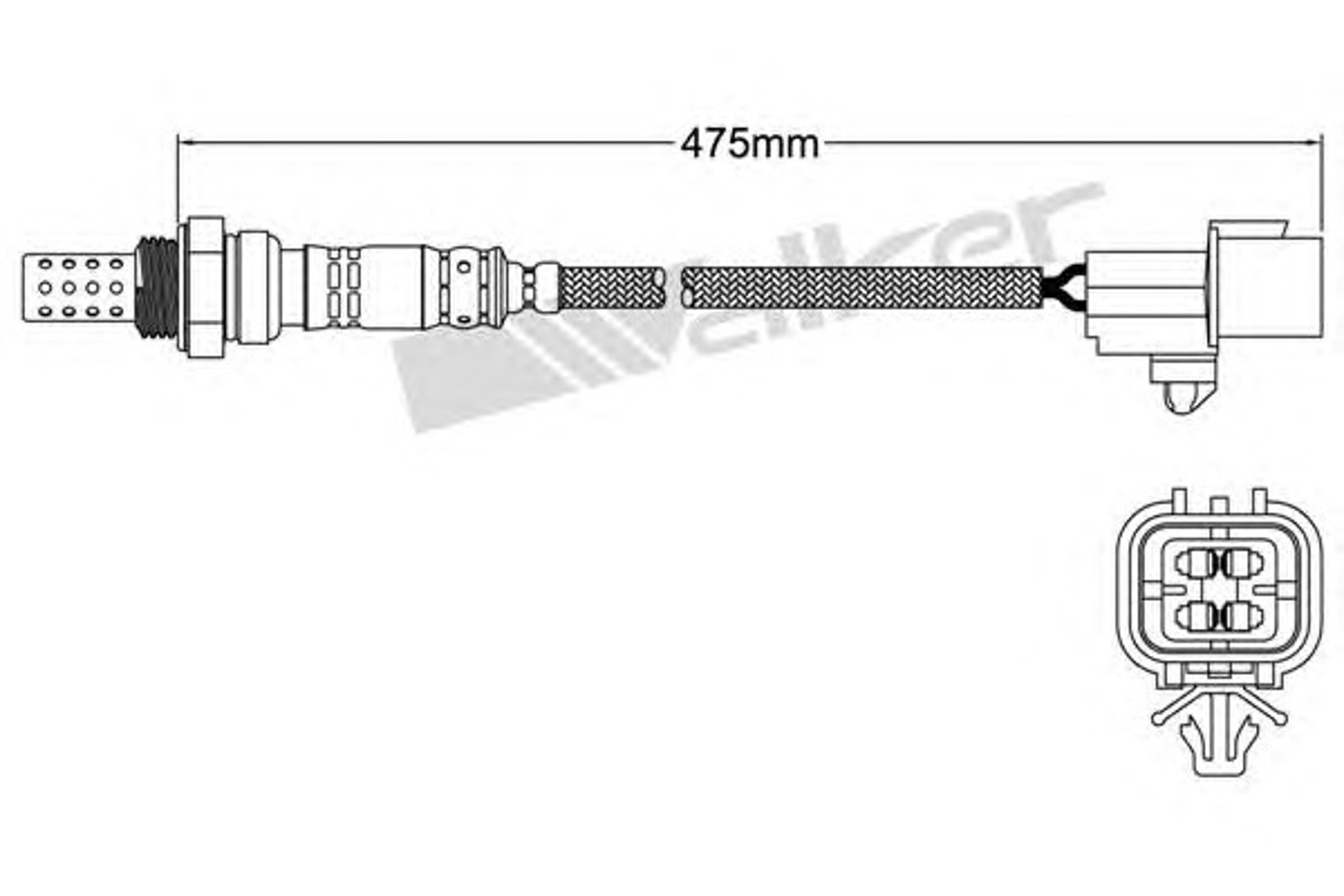 Лямбда-зонд WALKER PRODUCTS 250-24230