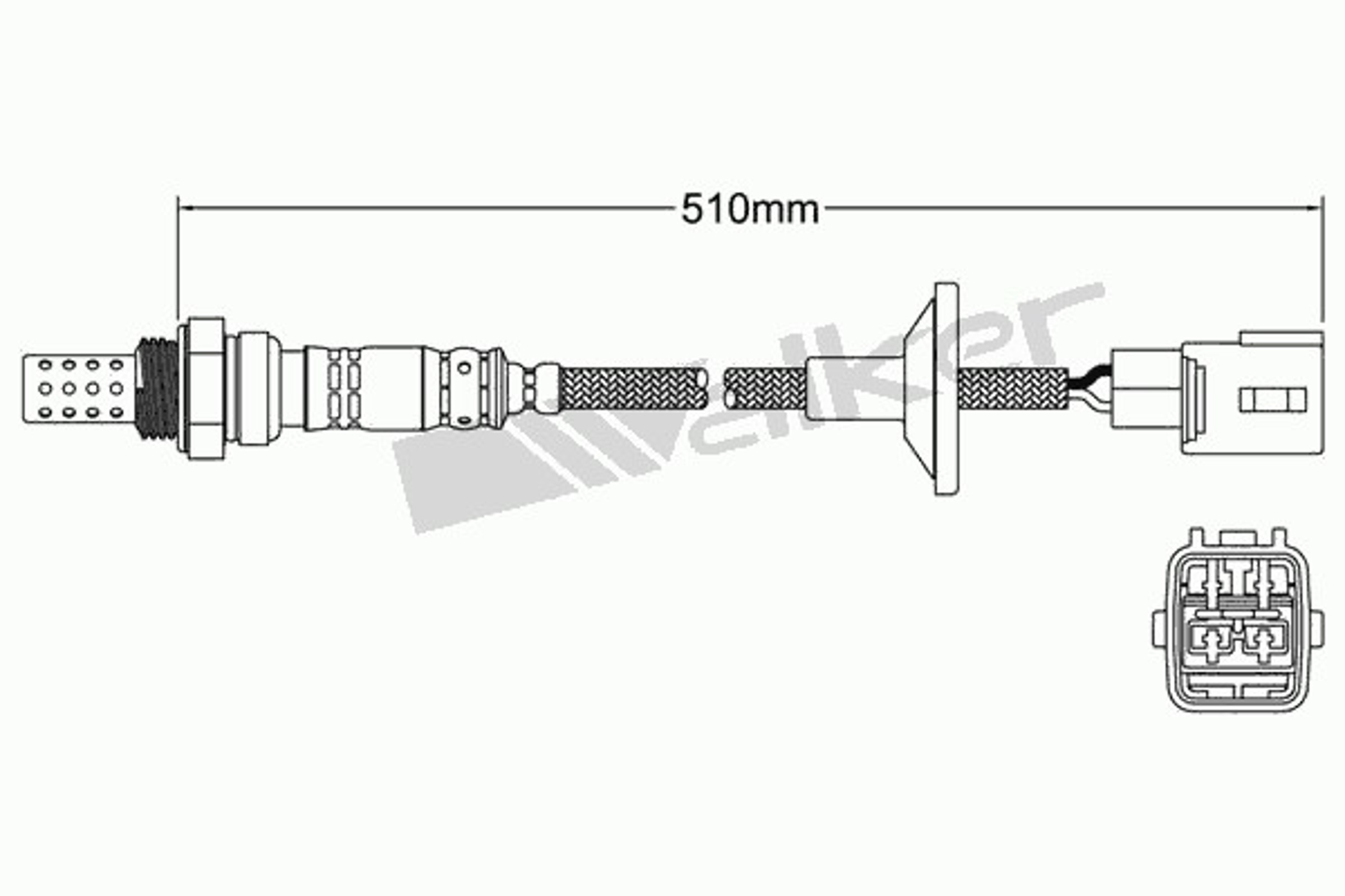 Лямбда-зонд WALKER PRODUCTS 250-24282
