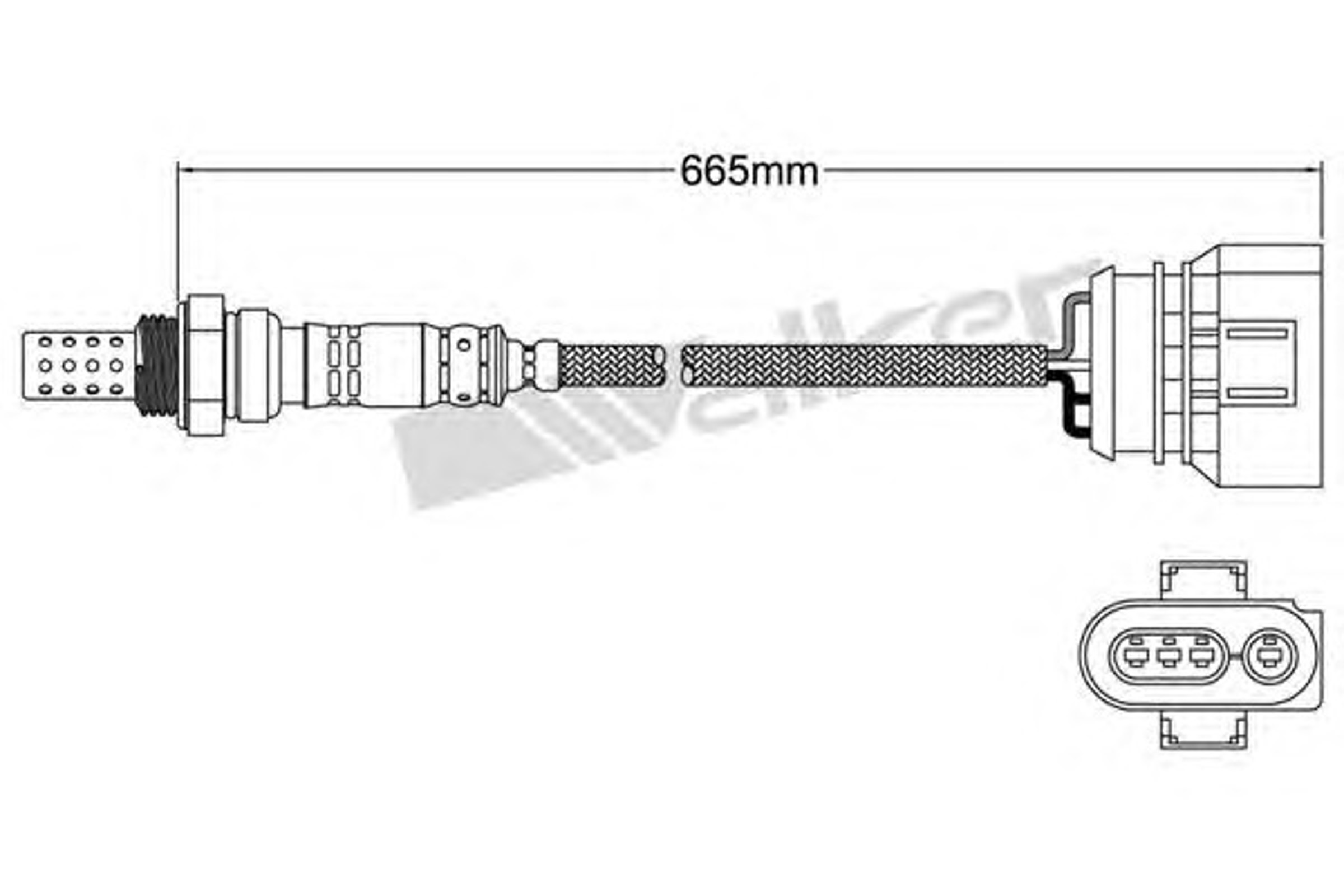 Лямбда-зонд WALKER PRODUCTS 250-24307