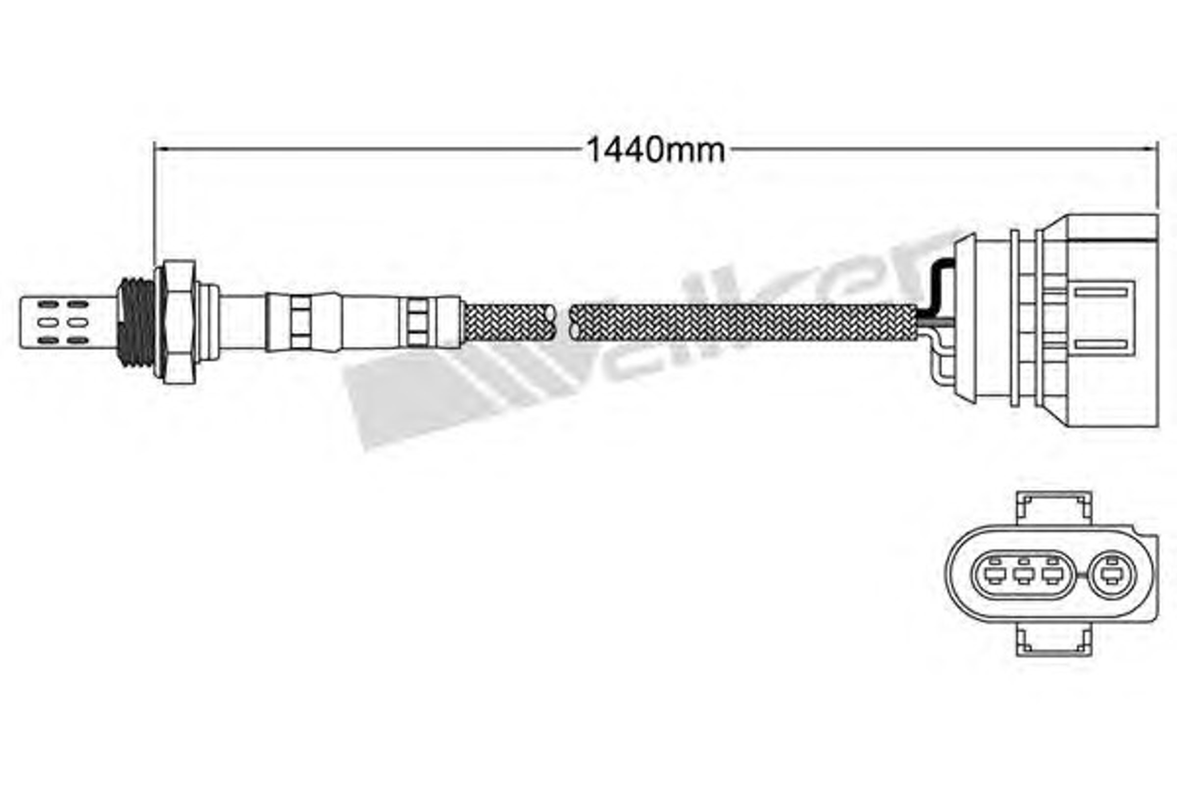 Лямбда-зонд WALKER PRODUCTS 250-24417