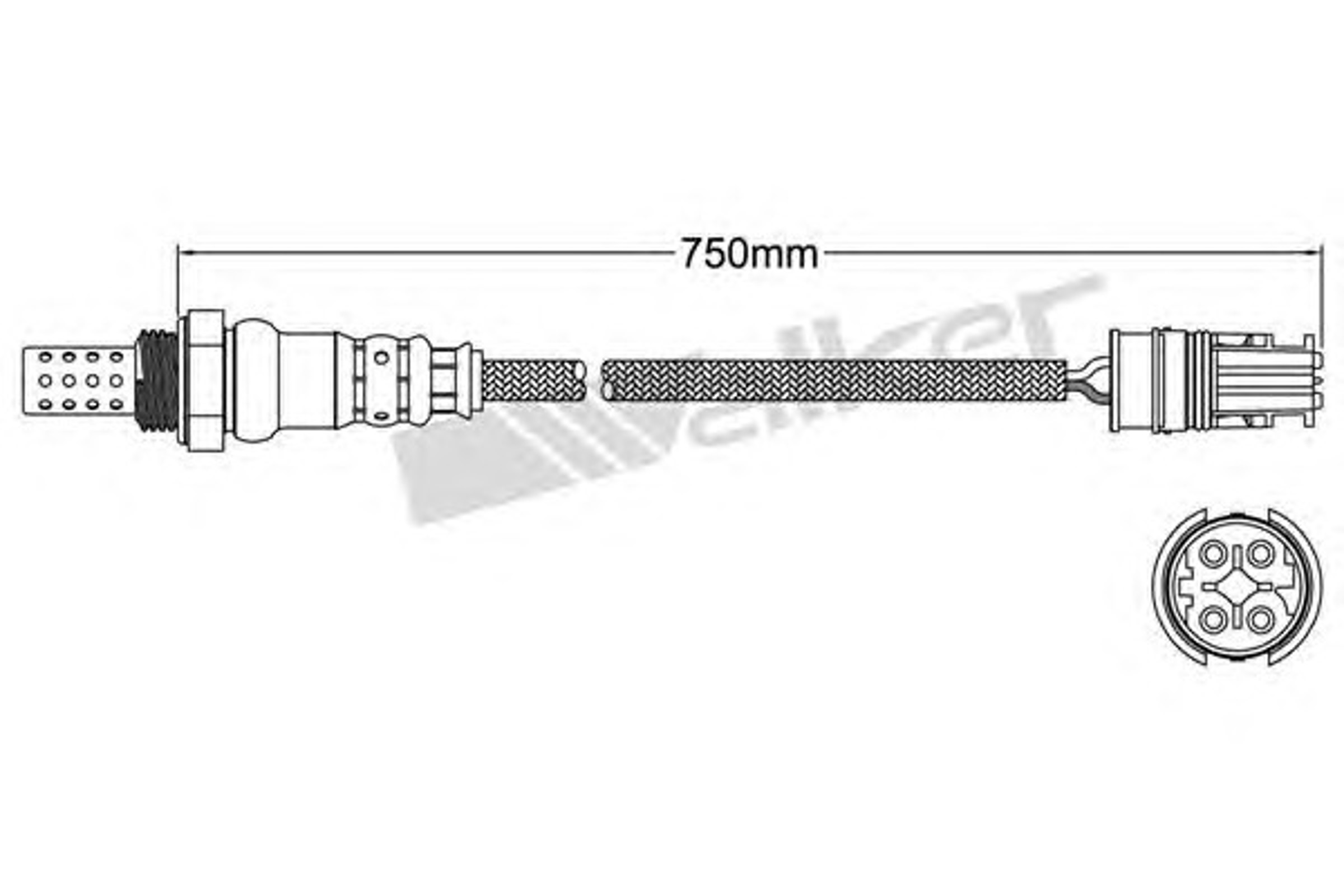Лямбда-зонд WALKER PRODUCTS 250-24466