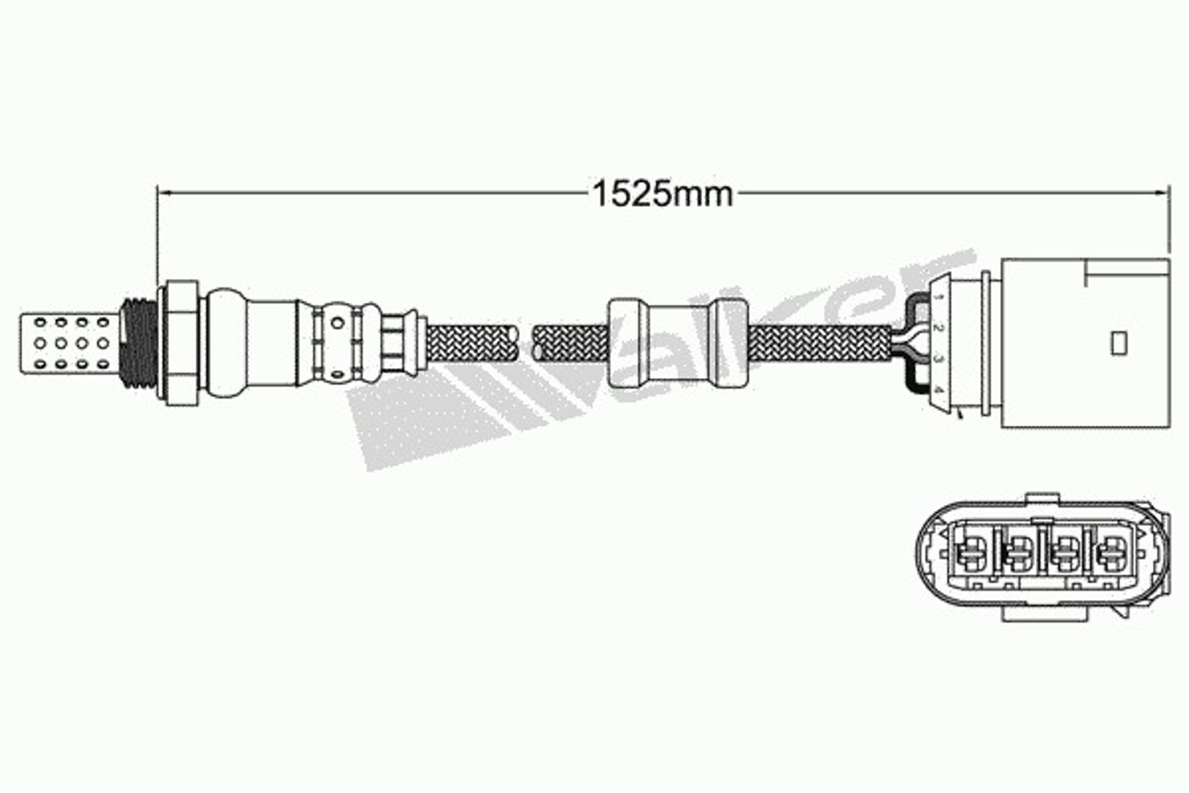 Лямбда-зонд WALKER PRODUCTS 250-24493