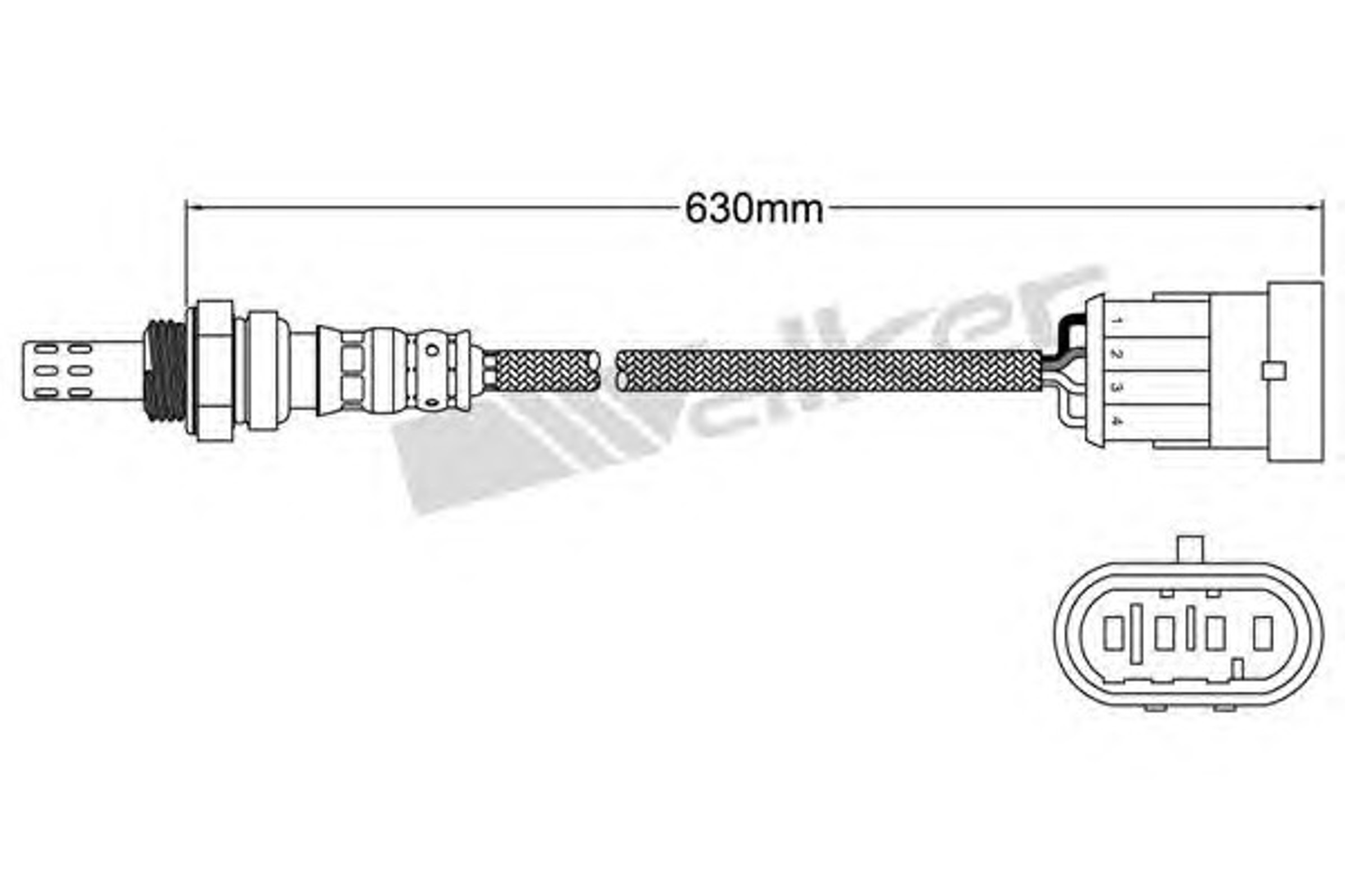 Лямбда-зонд WALKER PRODUCTS 250-24531