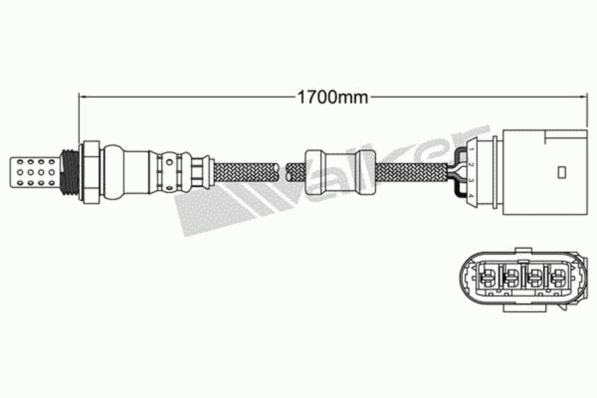Лямбда-зонд WALKER PRODUCTS 250-24697