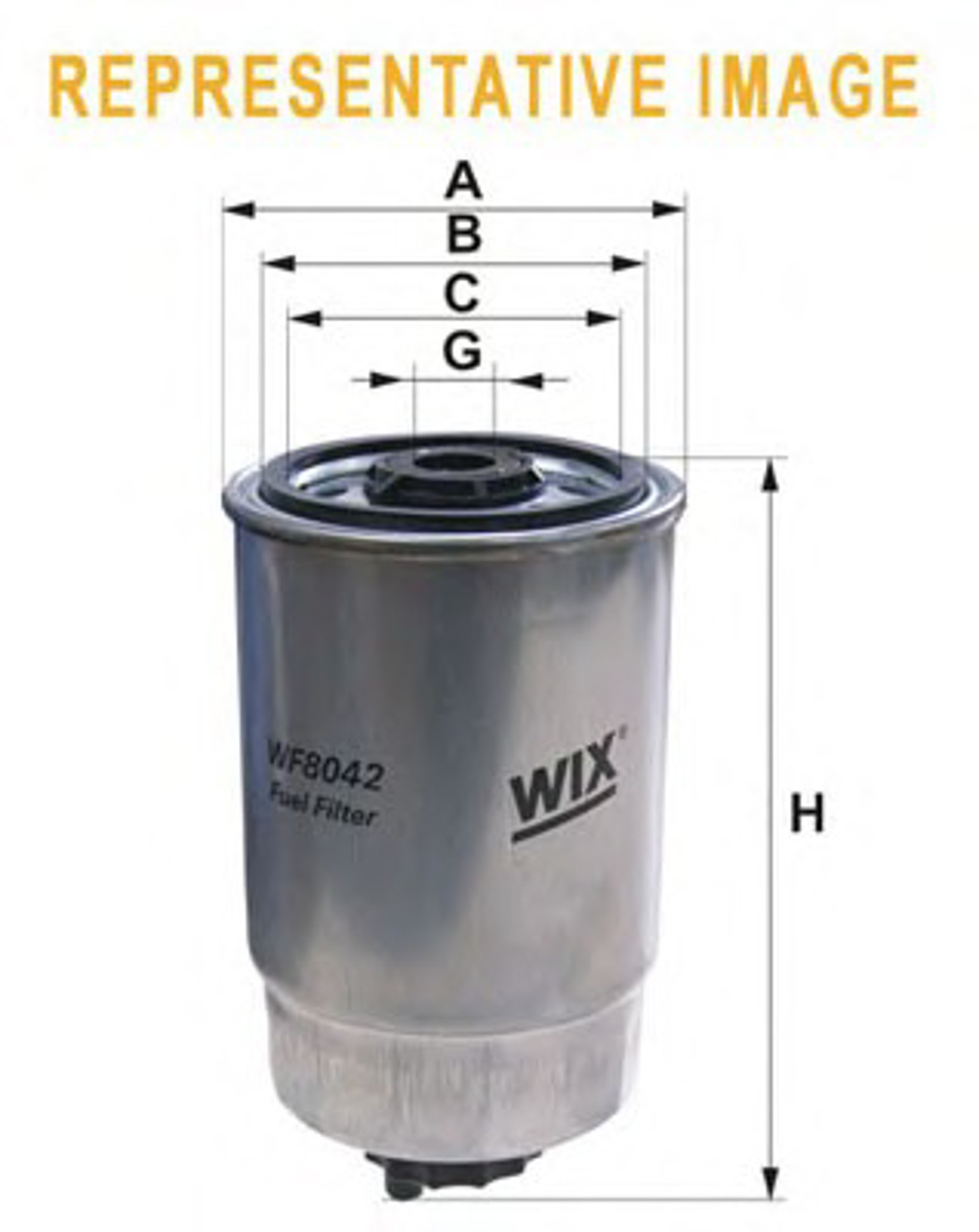 Фильтр топливный WIX WF8068