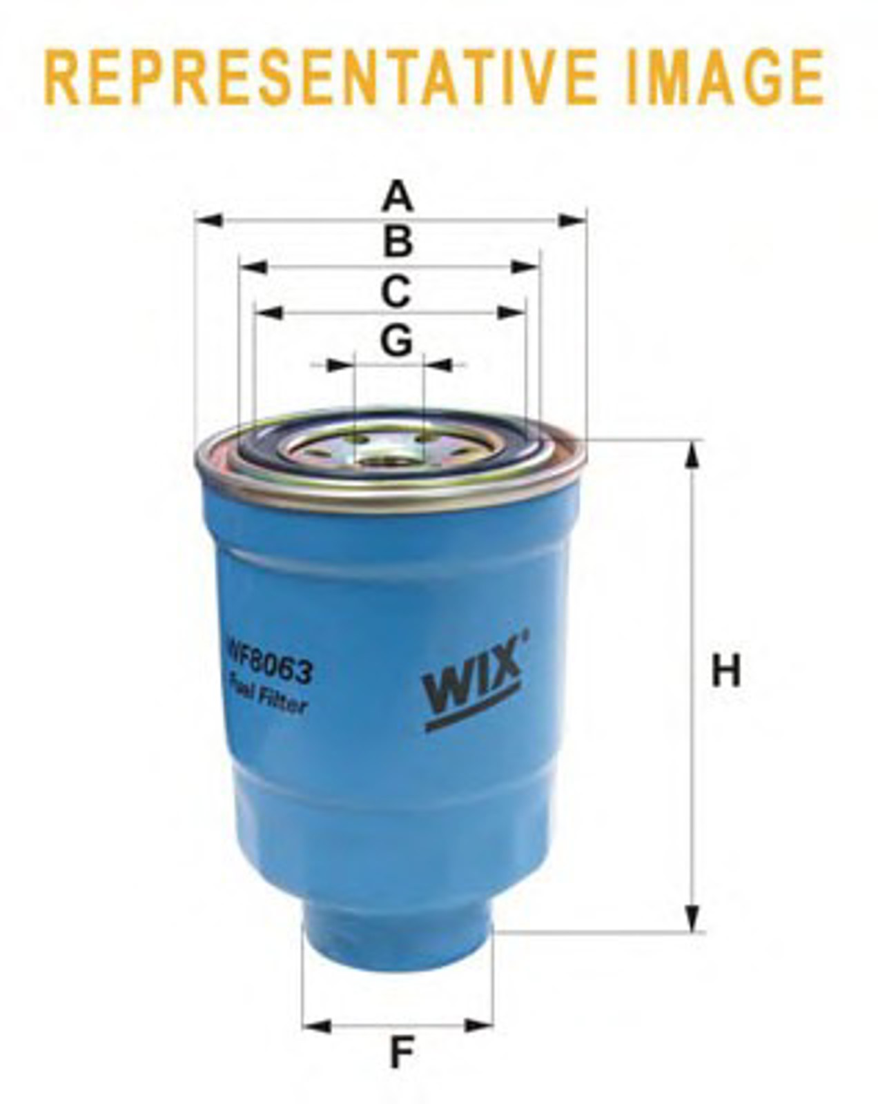Фильтр топливный WIX WF8218