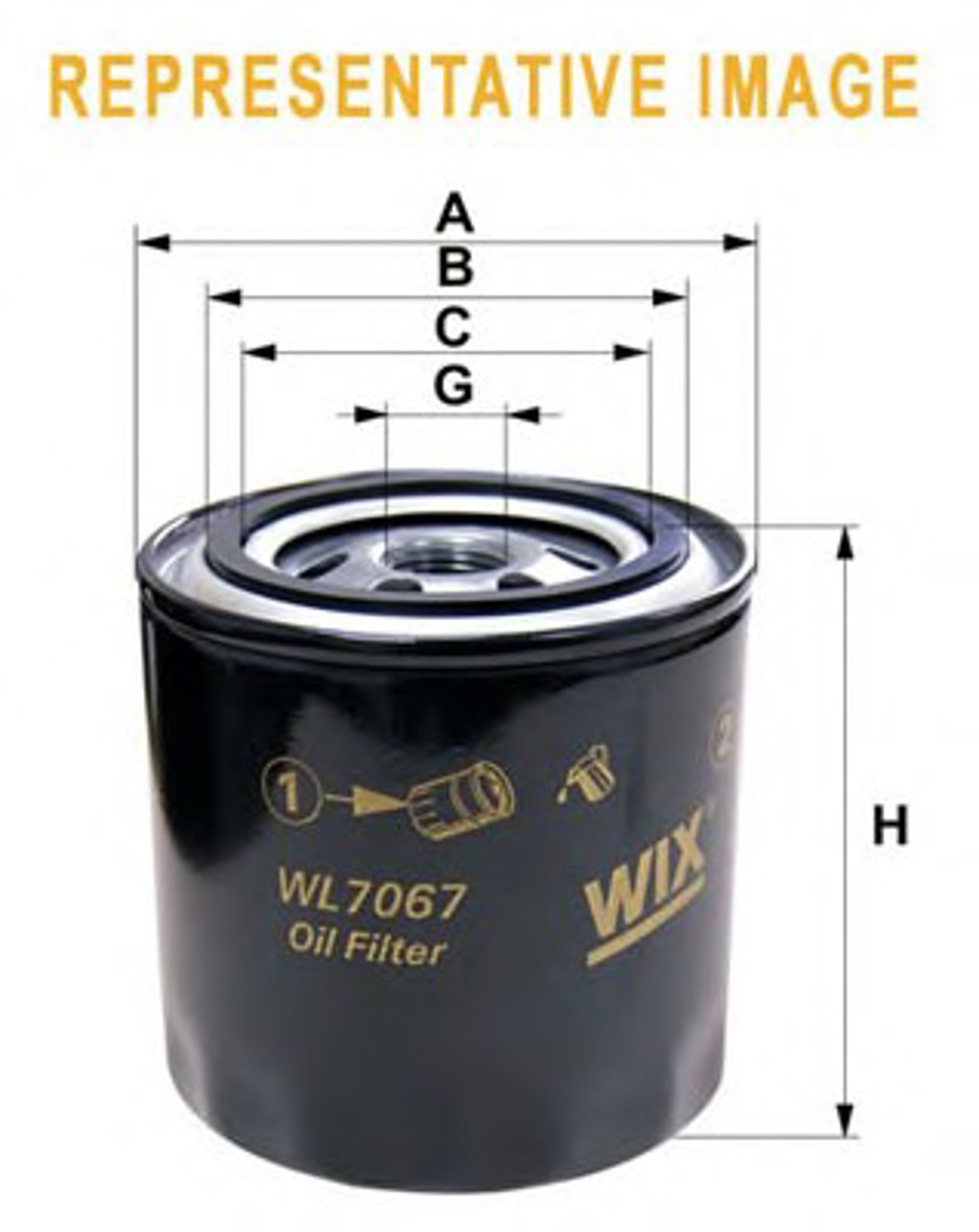 Фильтр масляный WIX WL7459