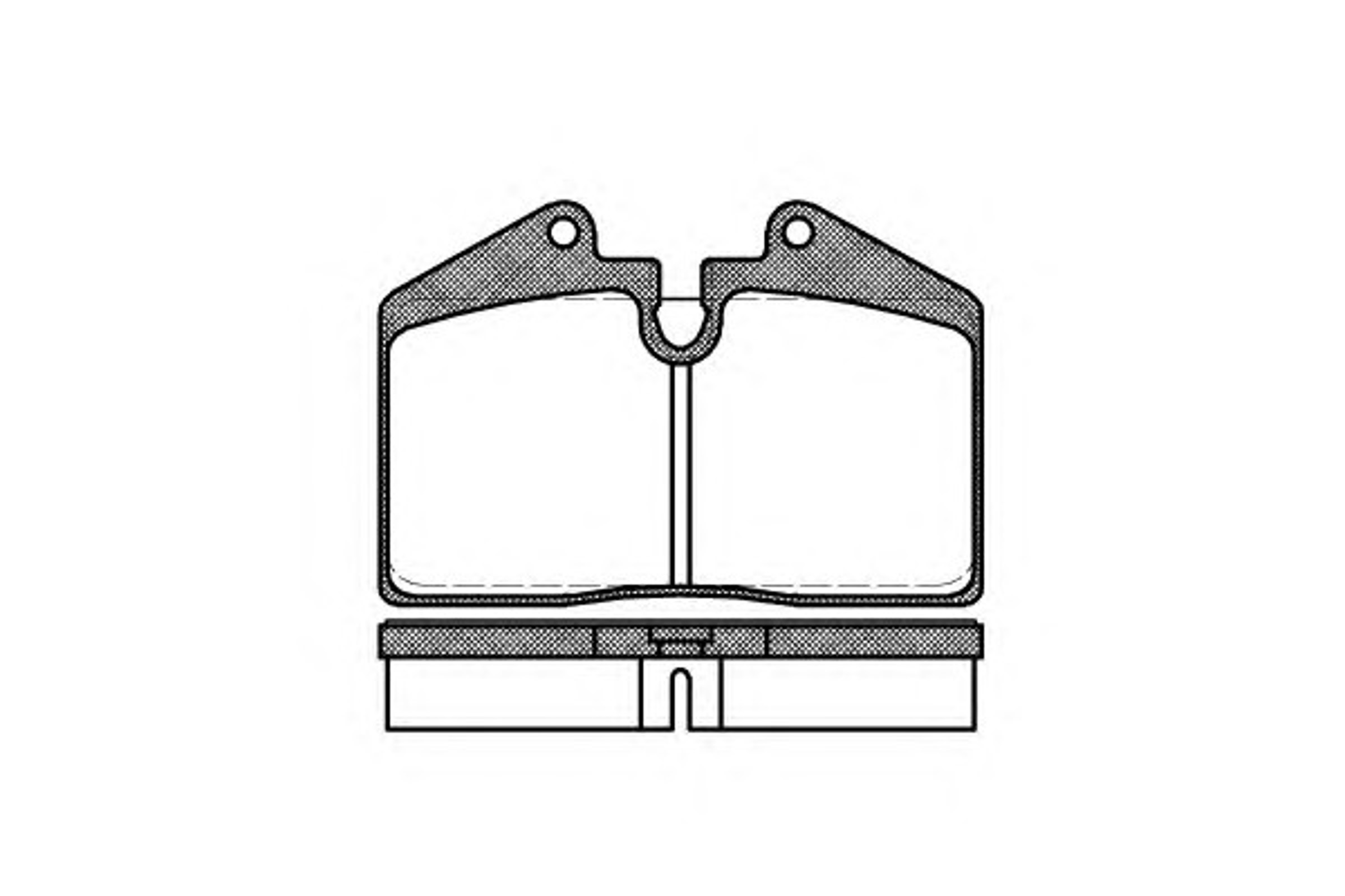 Колодки тормозные дисковые WOKING P0403.10