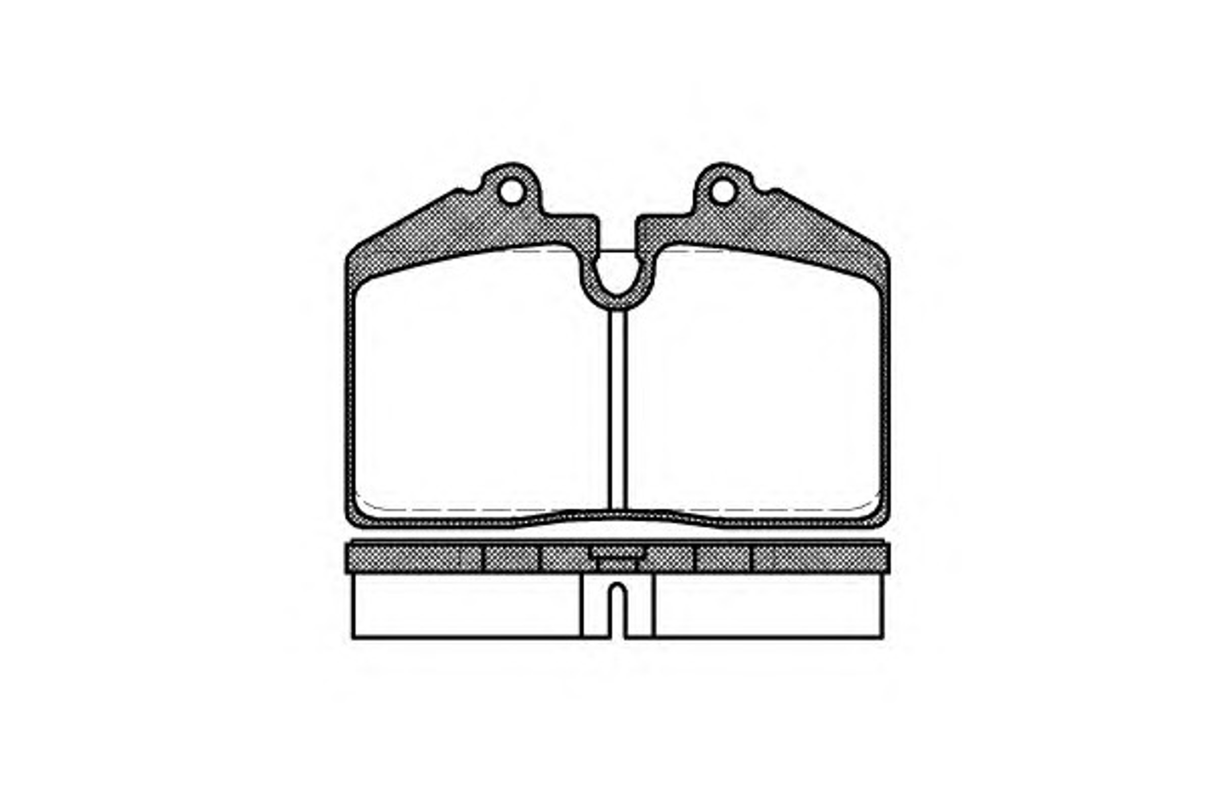 Колодки тормозные дисковые WOKING P0403.20