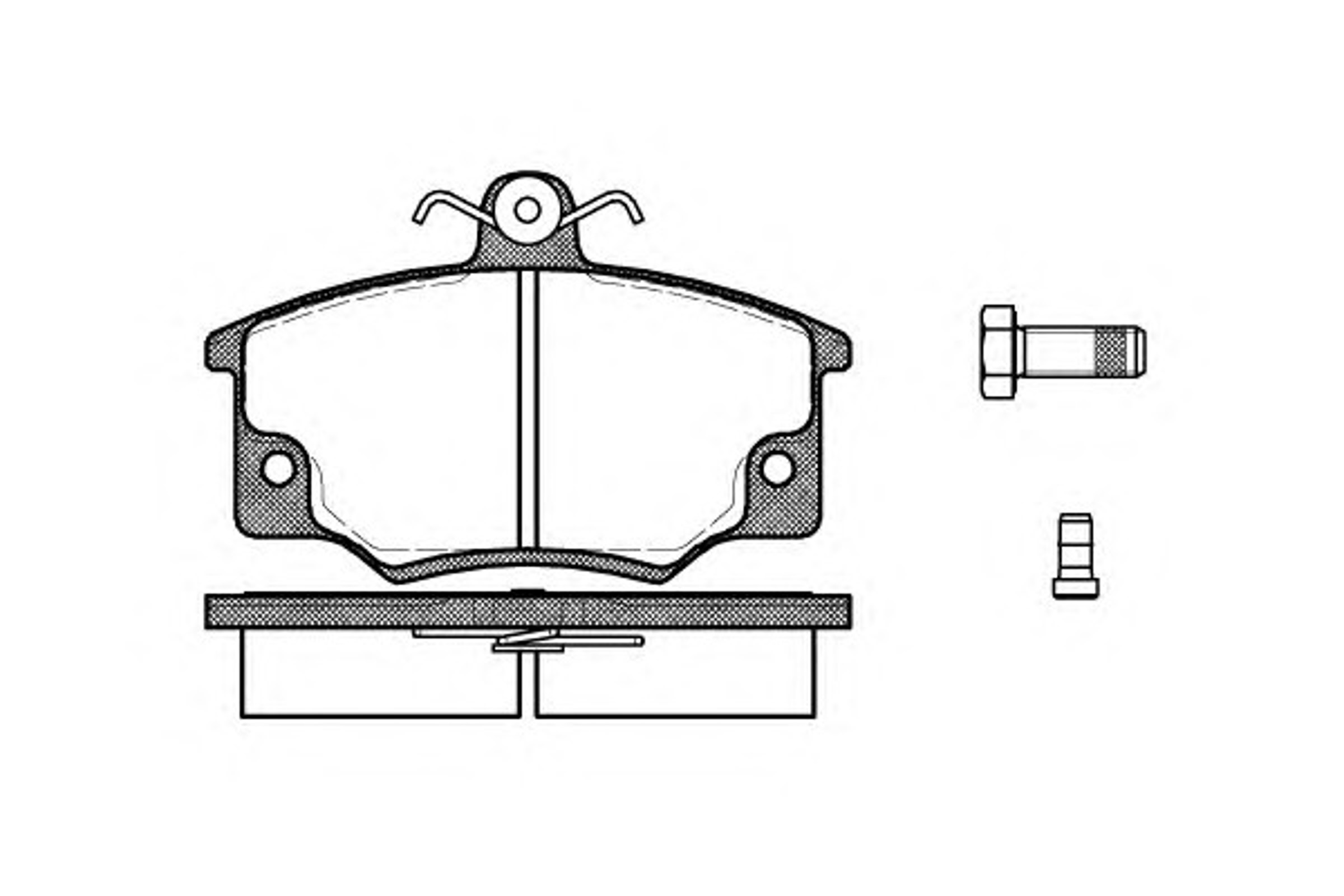Колодки тормозные дисковые WOKING P0463.04