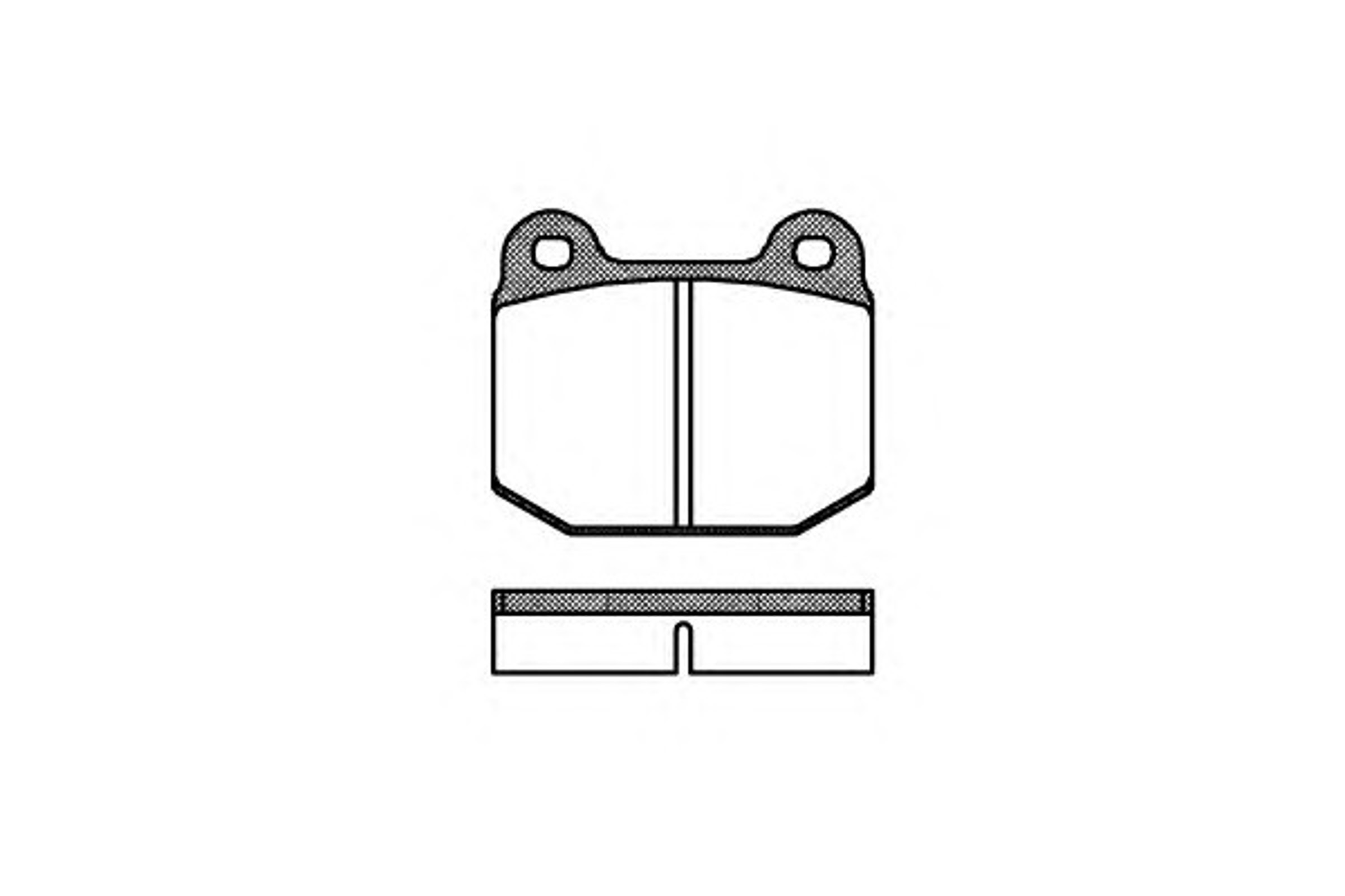 Колодки тормозные дисковые WOKING P1143.00