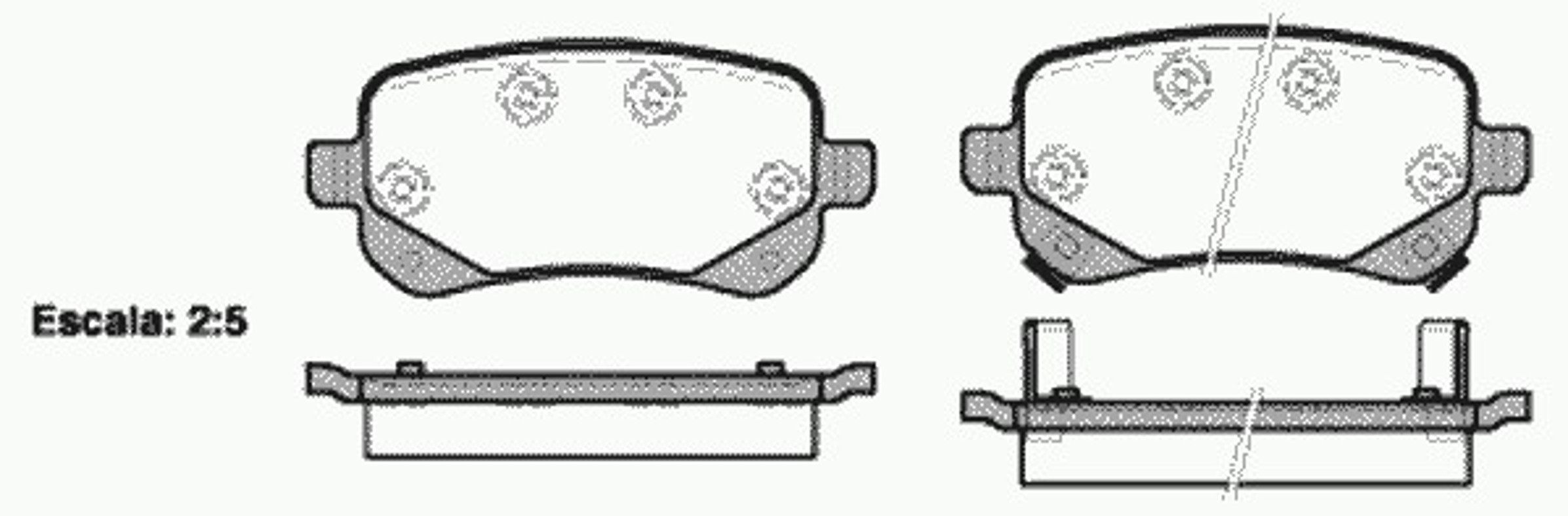 Колодки тормозные дисковые WOKING P11953.02