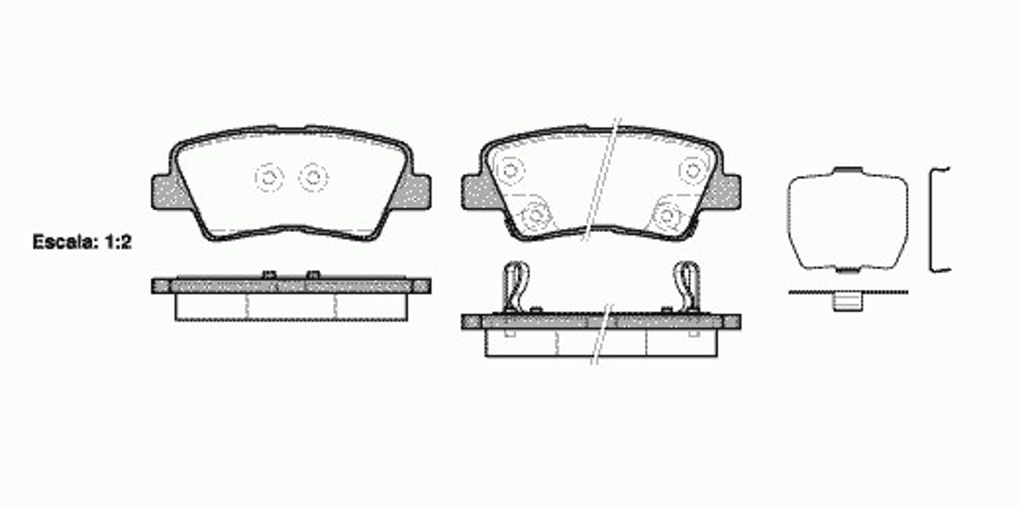 Колодки тормозные дисковые WOKING P12623.02