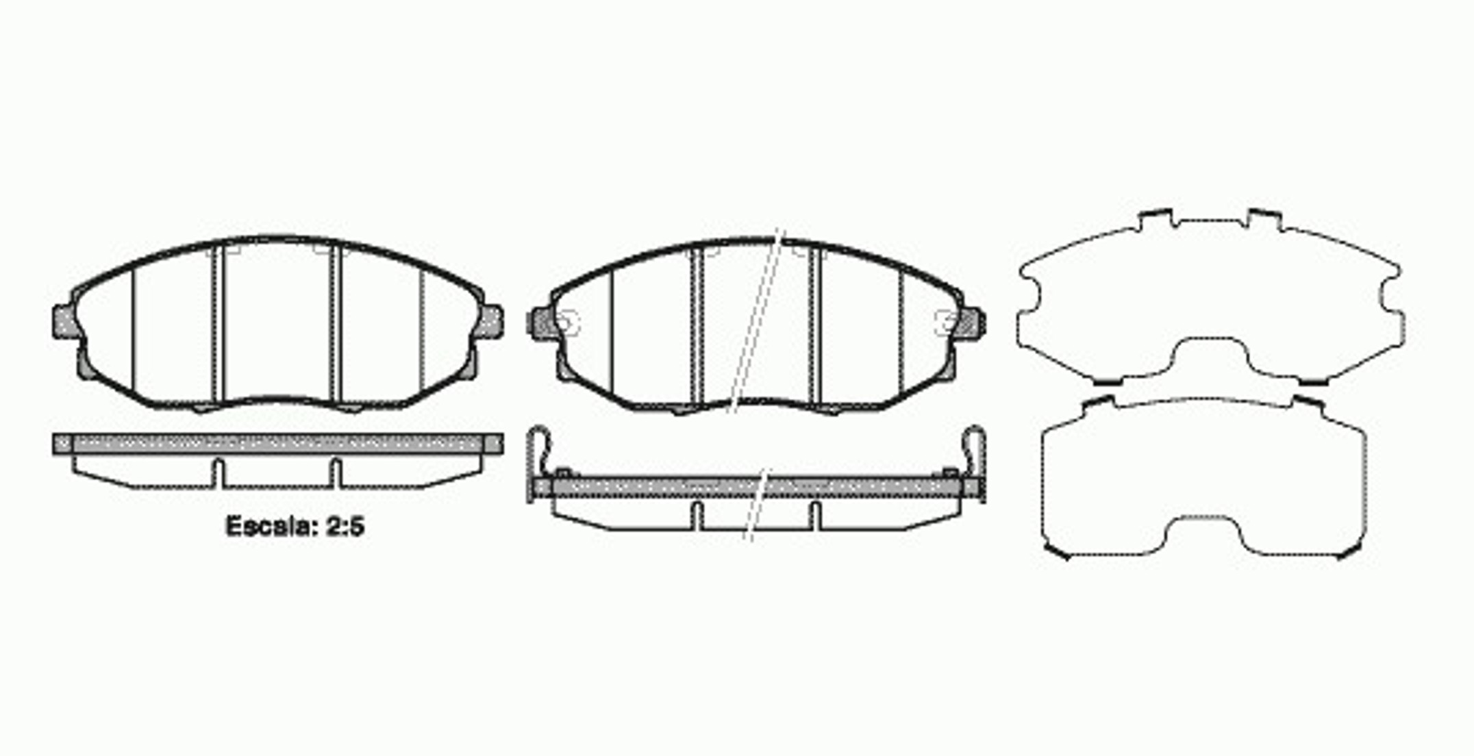 Колодки тормозные дисковые WOKING P13233.02