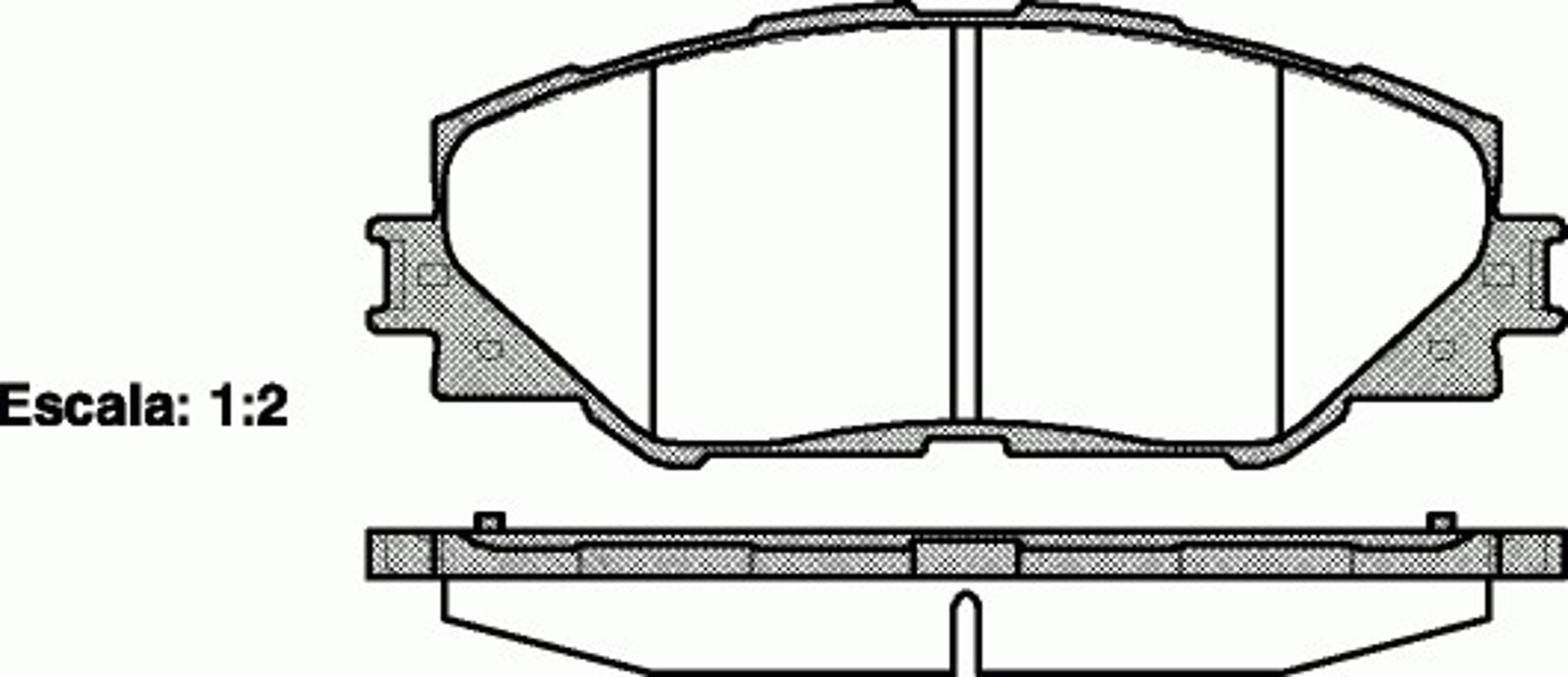 Колодки тормозные дисковые WOKING P13343.00