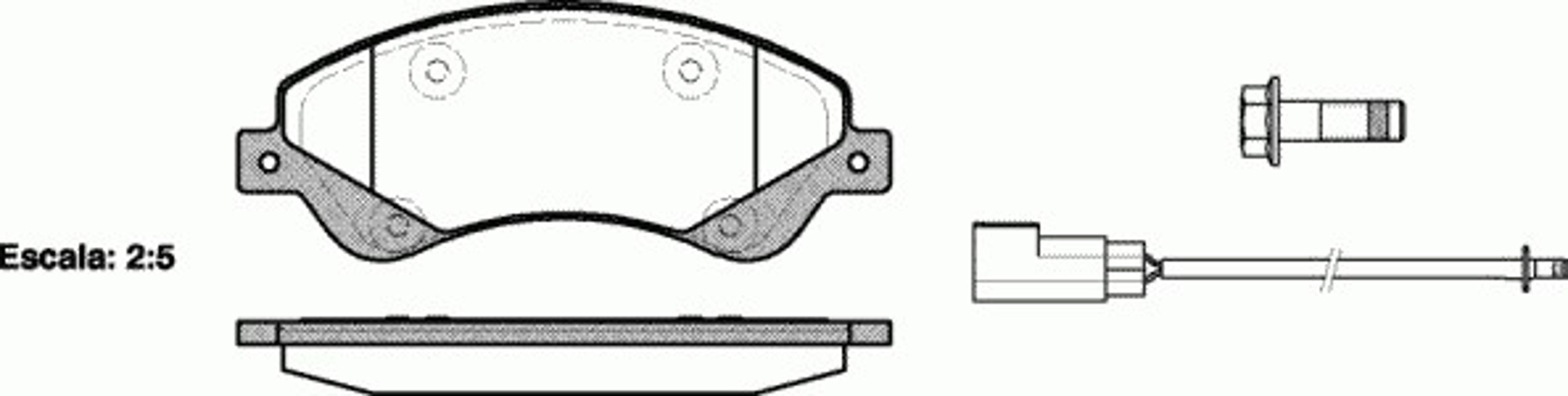 Колодки тормозные дисковые WOKING P13513.02
