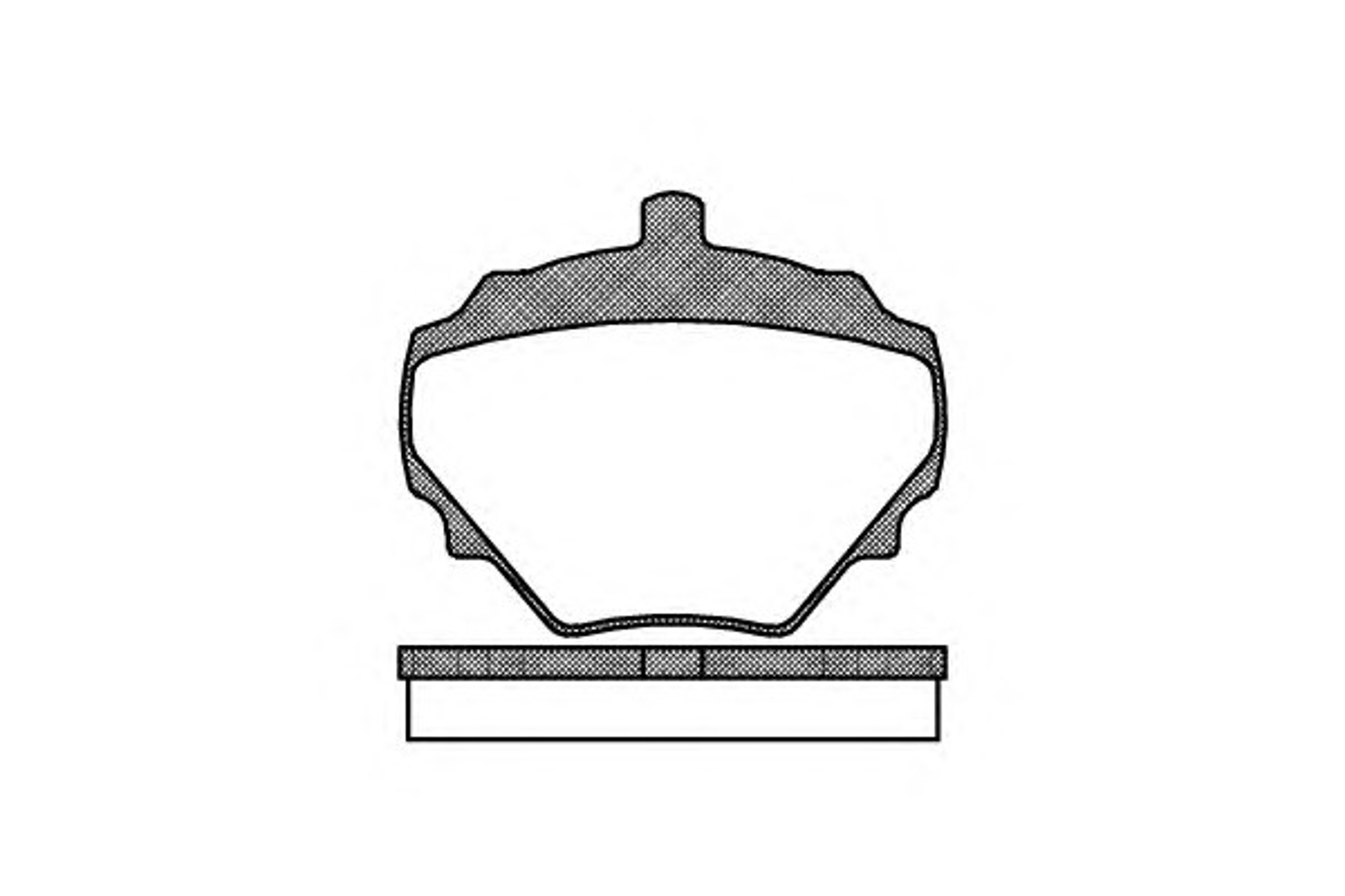 Колодки тормозные дисковые WOKING P1523.10