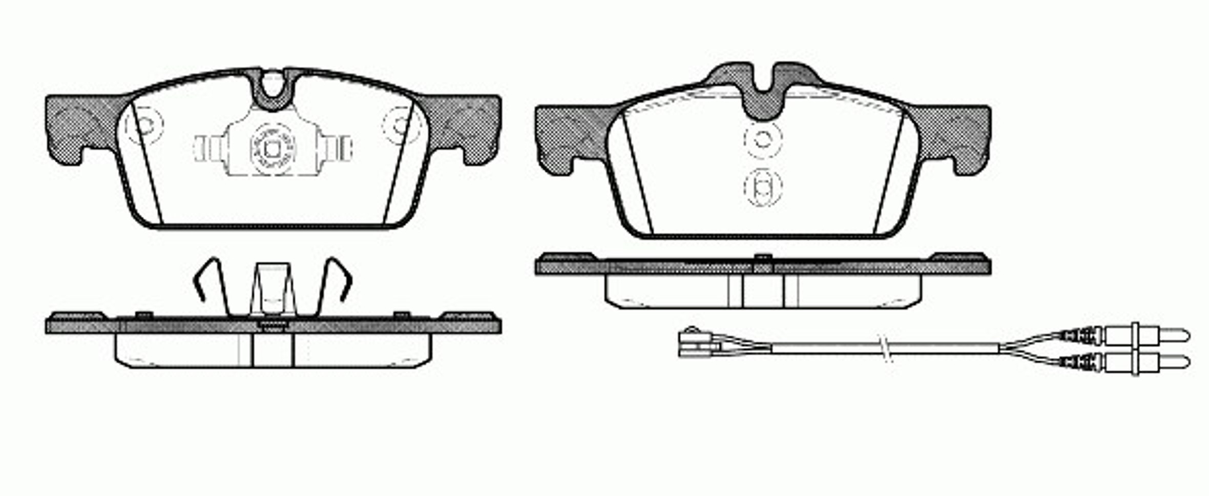 Колодки тормозные дисковые WOKING P15613.01