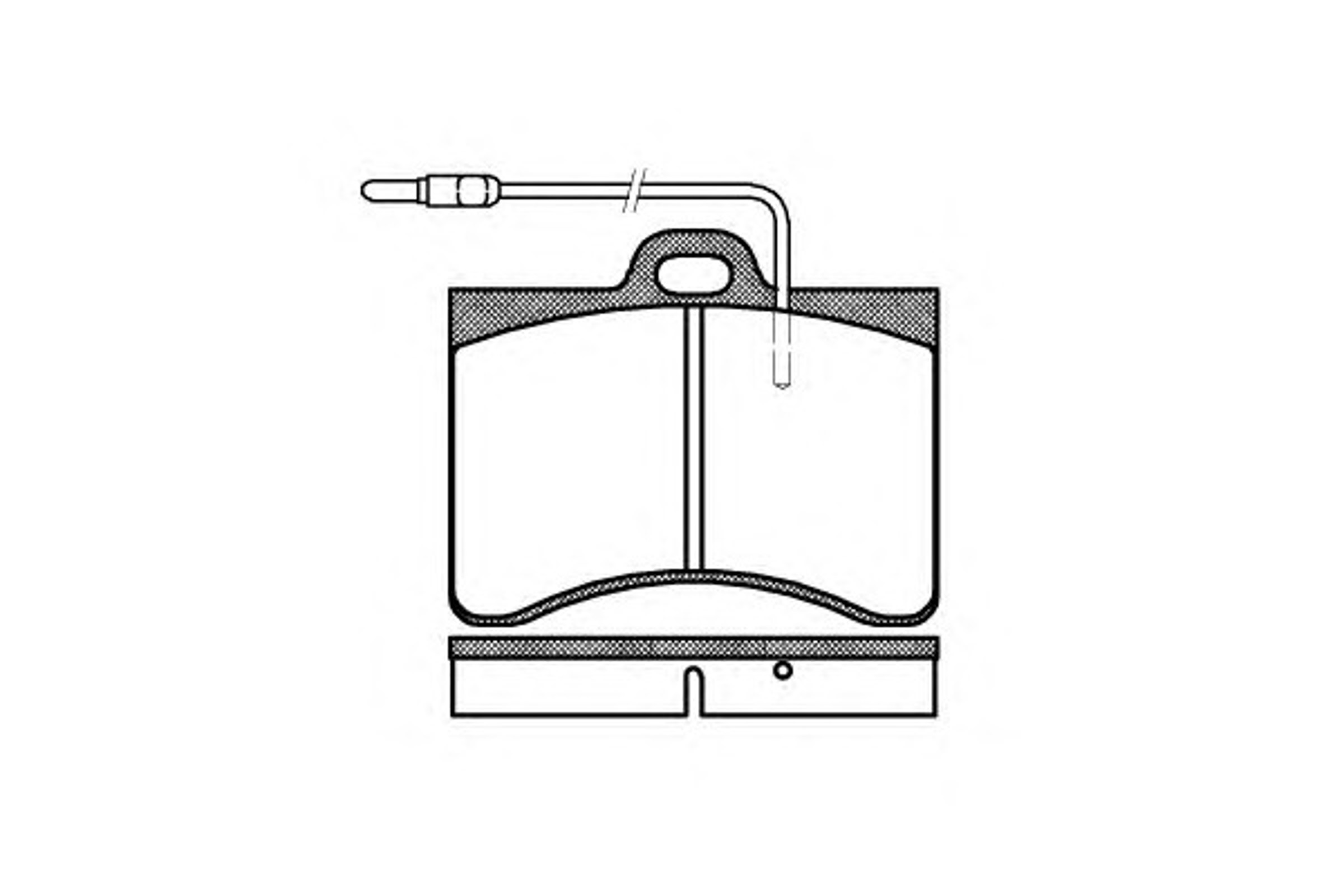 Колодки тормозные дисковые WOKING P1863.04