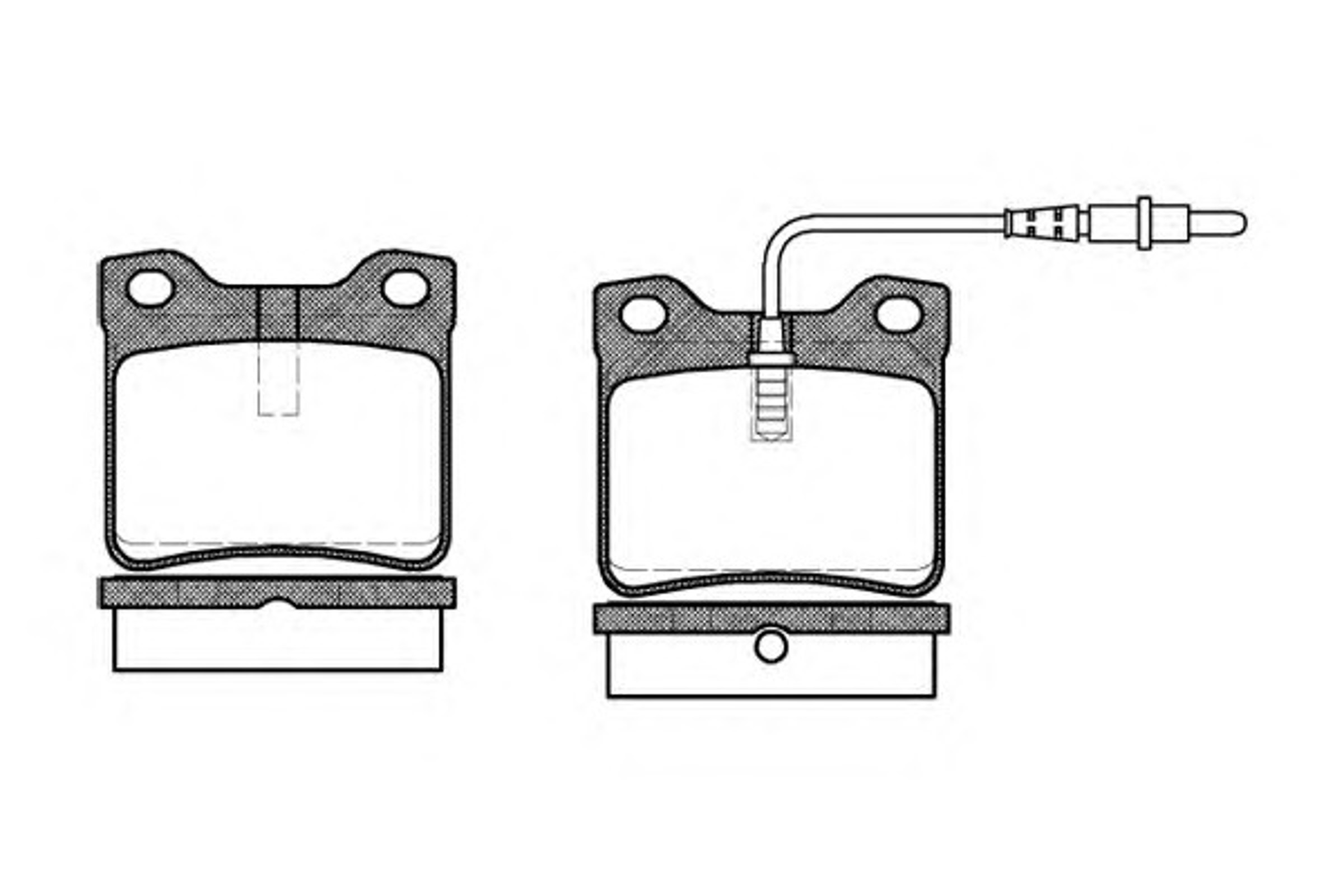 Колодки тормозные дисковые WOKING P2213.02