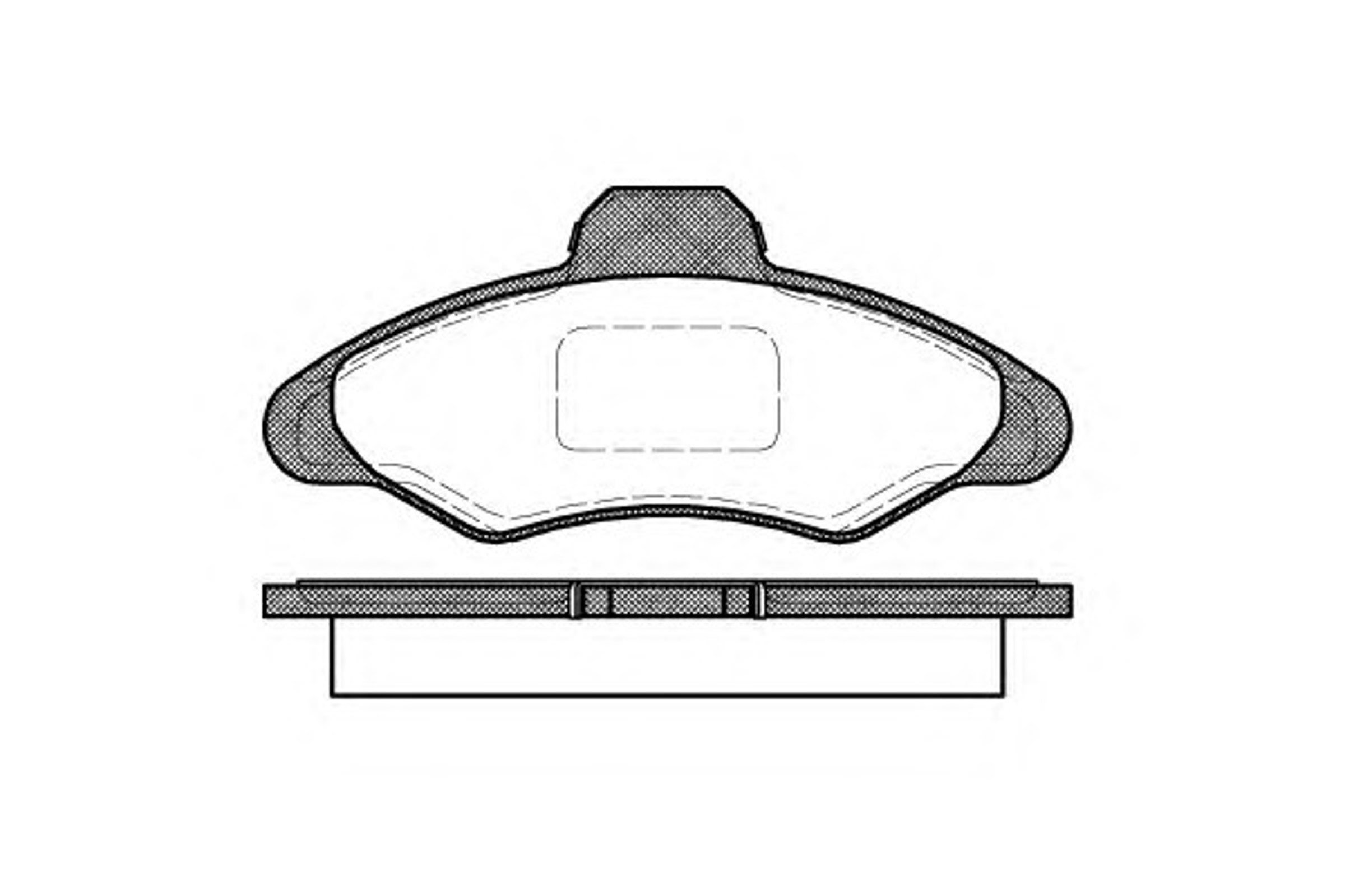 Колодки тормозные дисковые WOKING P2313.00