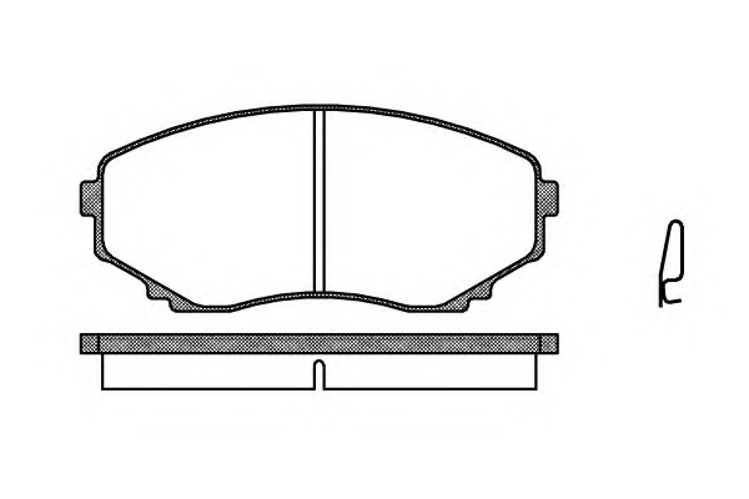 Колодки тормозные дисковые WOKING P2973.00