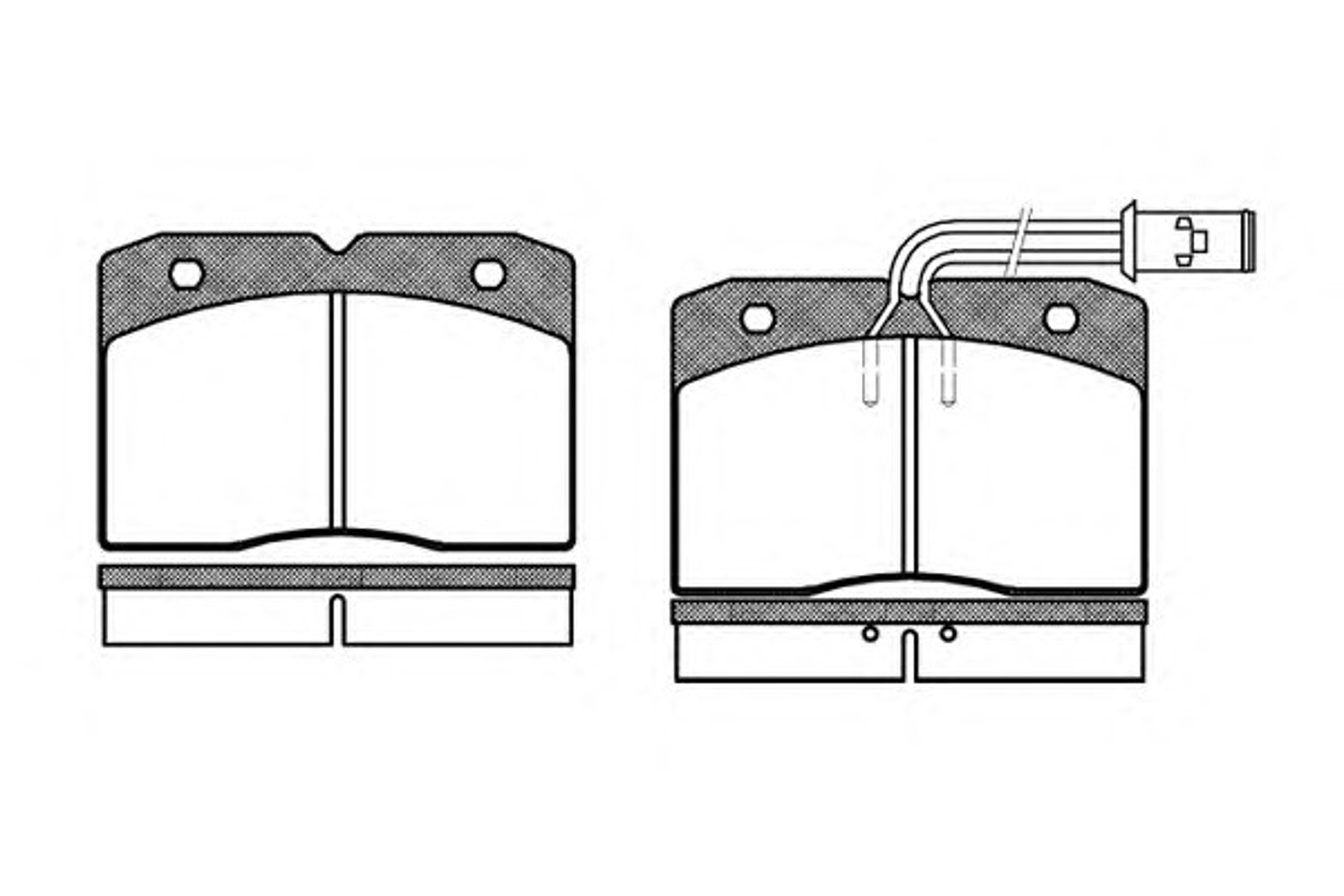 Колодки тормозные дисковые WOKING P3113.12
