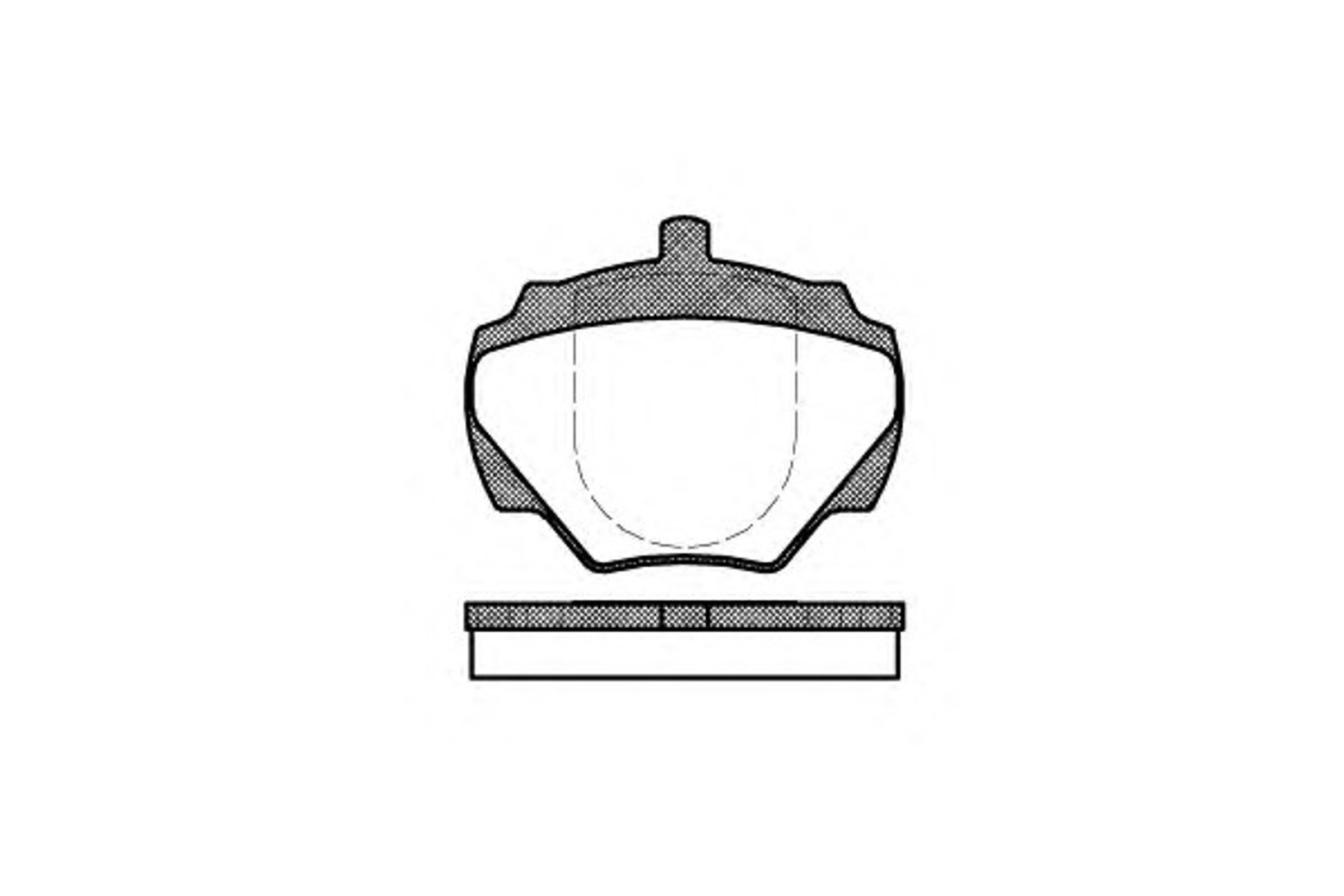 Колодки тормозные дисковые WOKING P3223.00