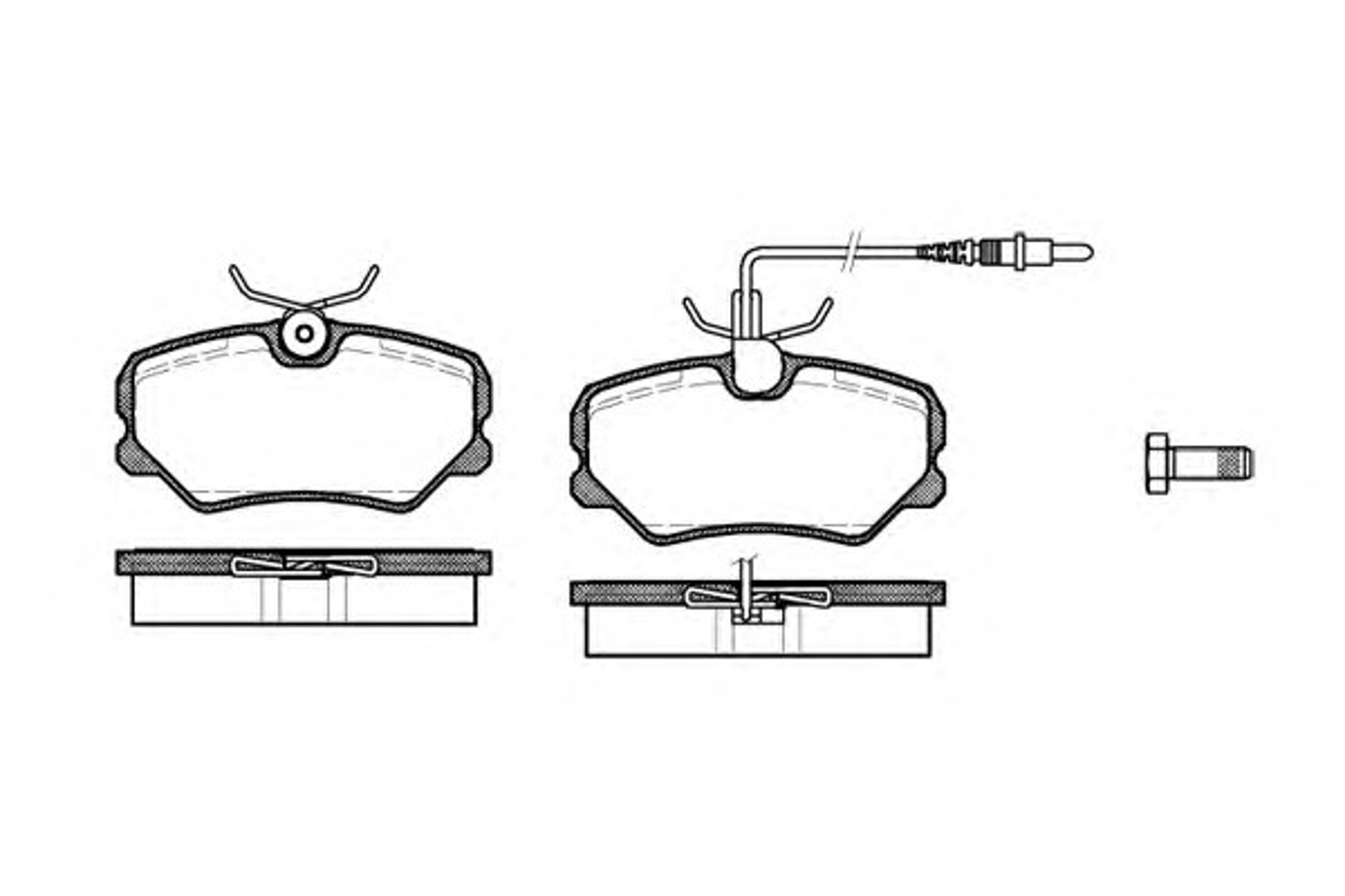 Колодки тормозные дисковые WOKING P3623.02