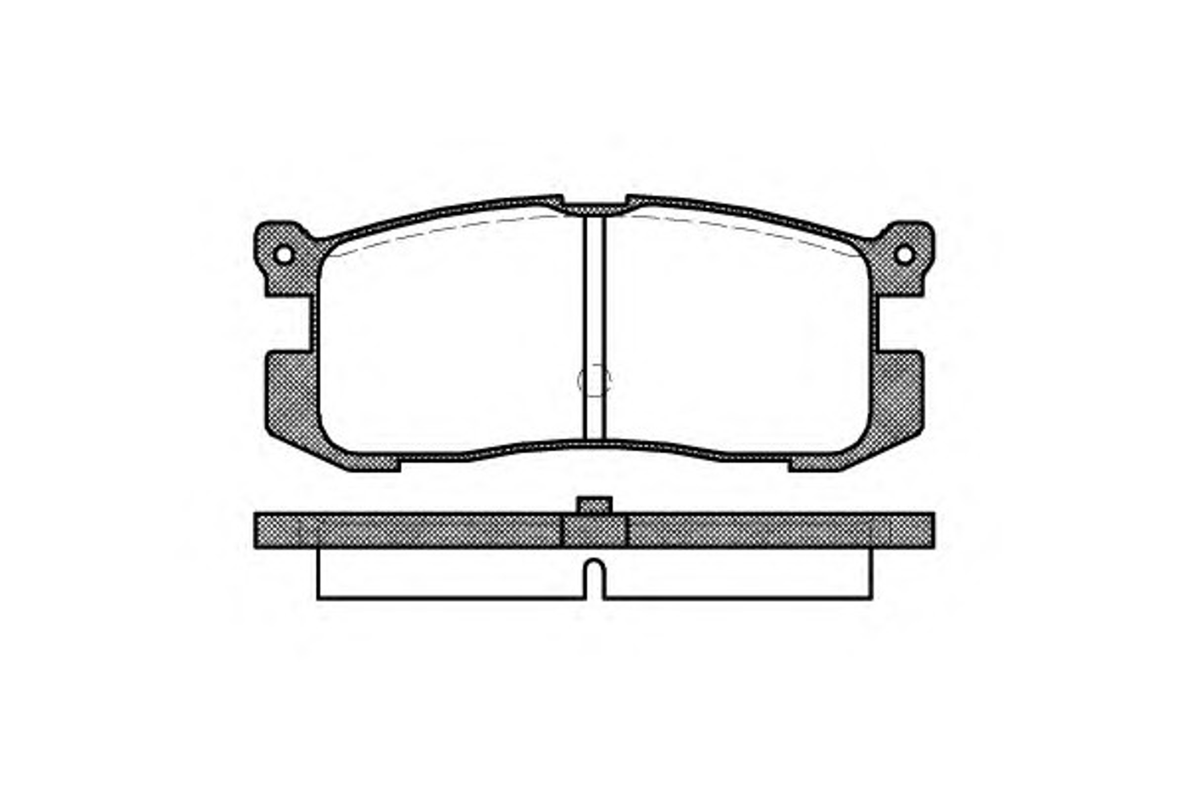 Колодки тормозные дисковые WOKING P3723.00