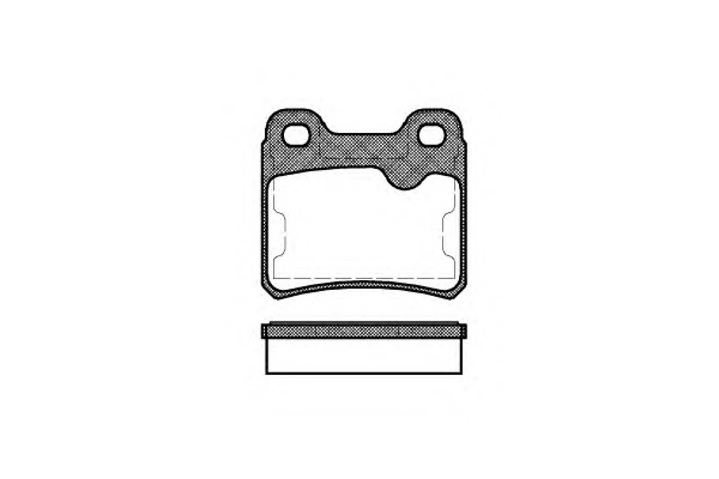 Колодки тормозные дисковые WOKING P3823.10