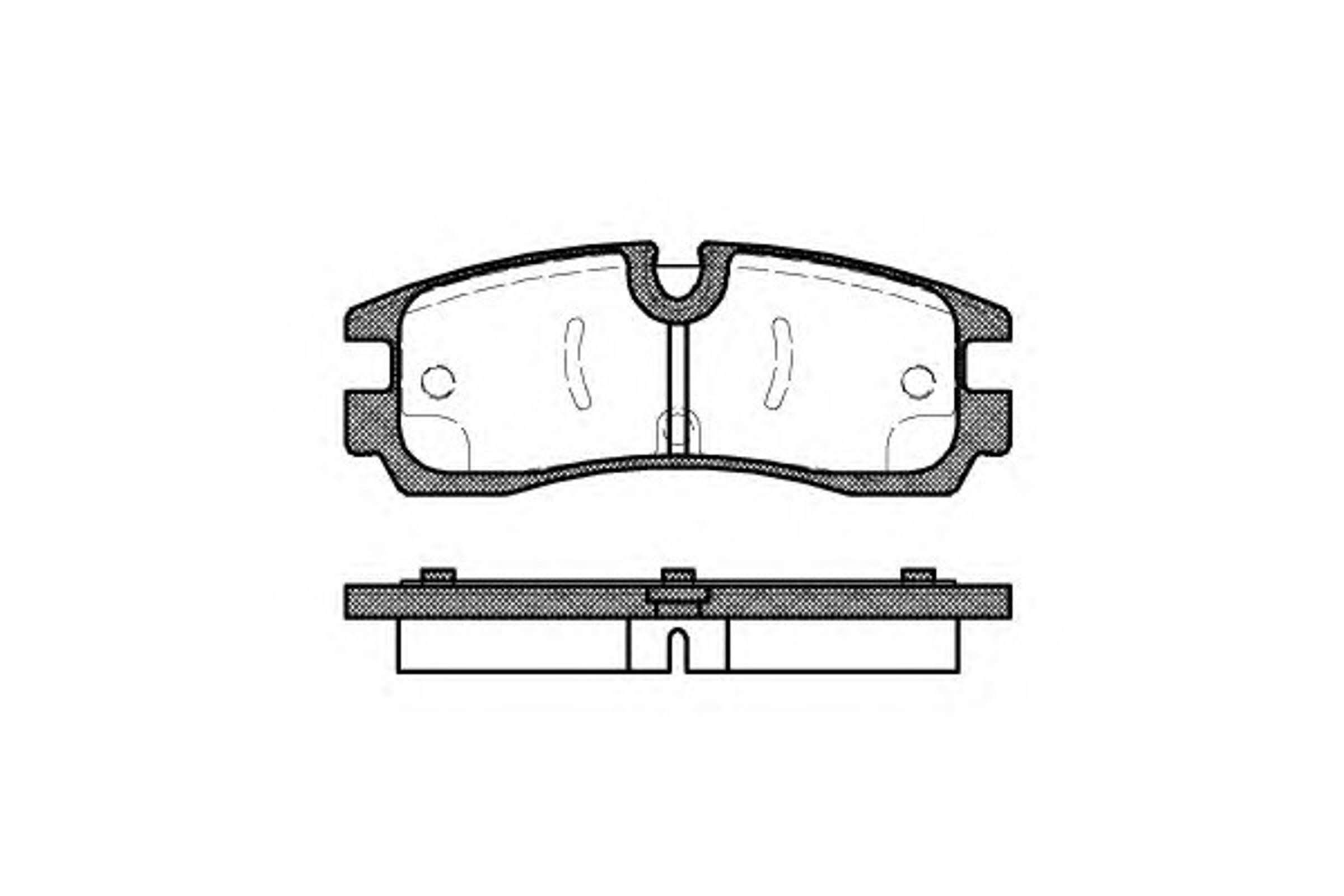 Колодки тормозные дисковые WOKING P4663.30