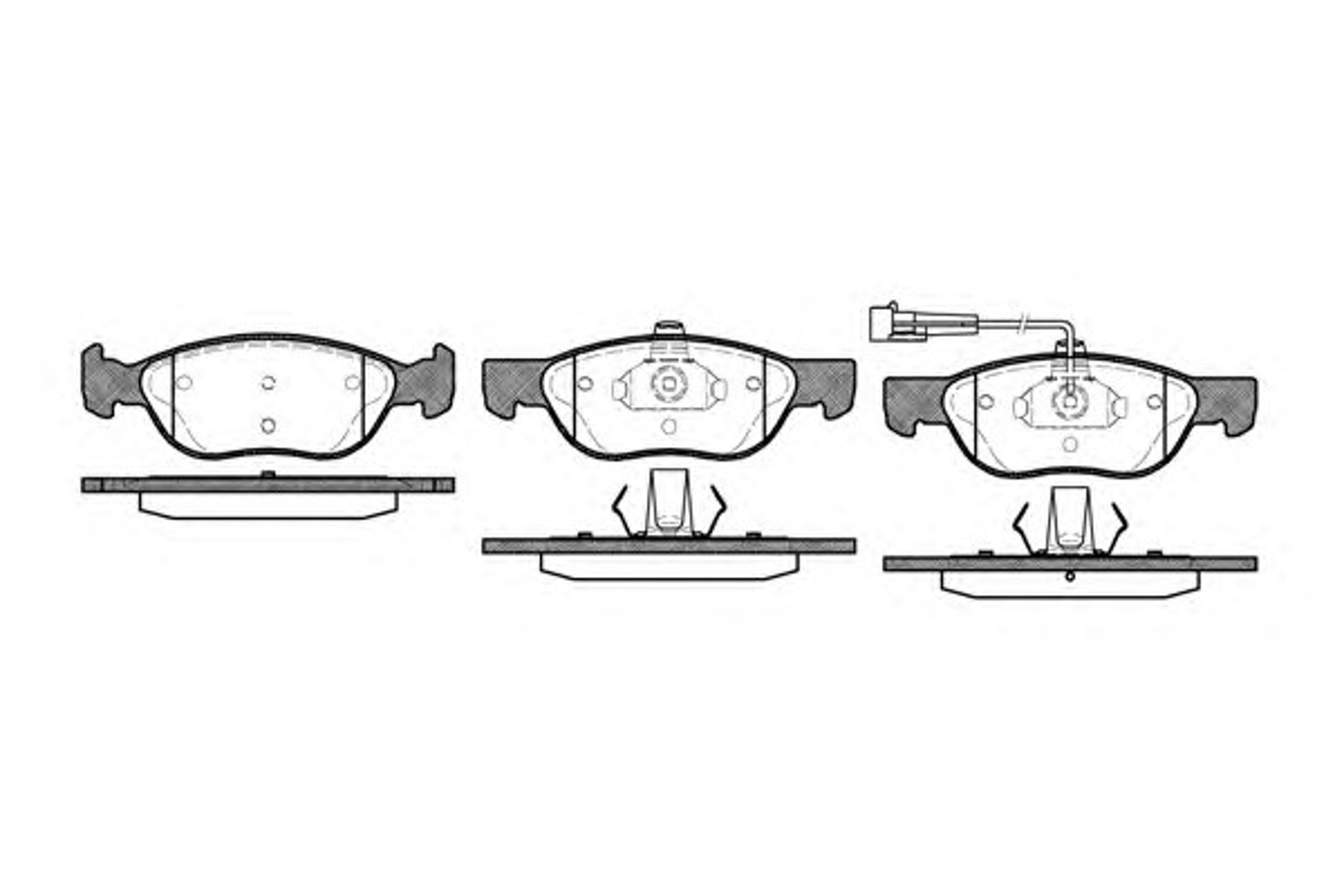 Колодки тормозные дисковые WOKING P4873.11