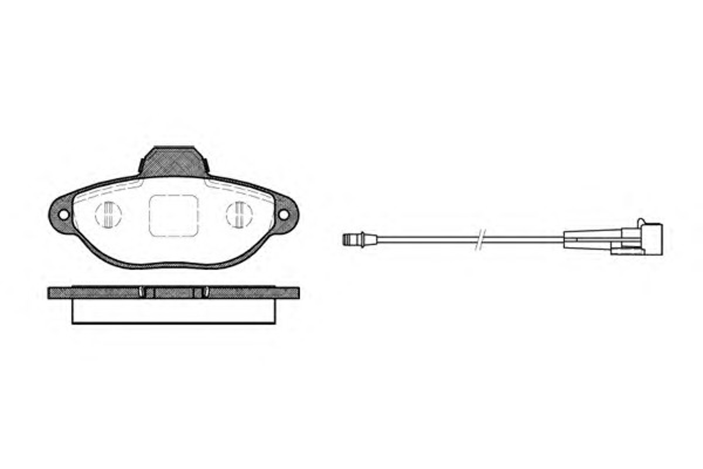 Колодки тормозные дисковые WOKING P5143.01