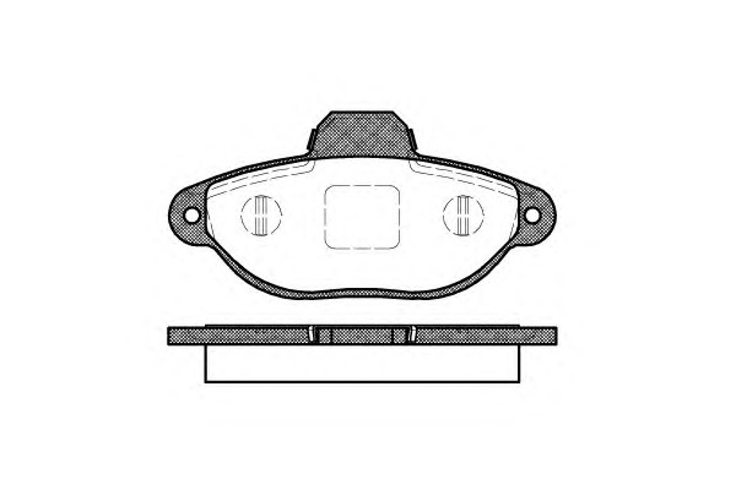 Колодки тормозные дисковые WOKING P5143.20