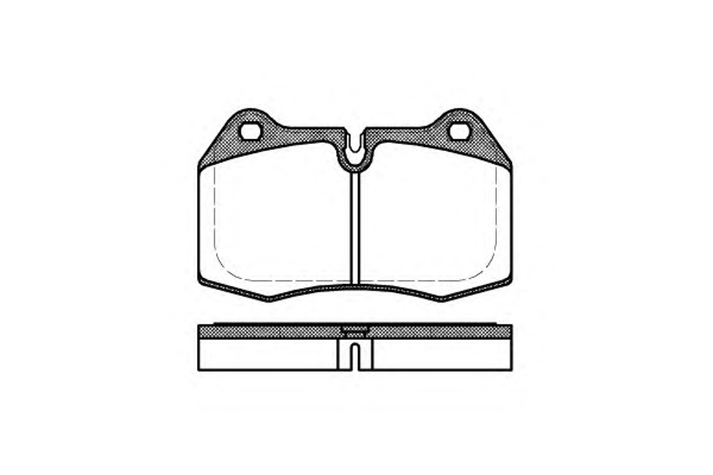 Колодки тормозные дисковые WOKING P5413.00