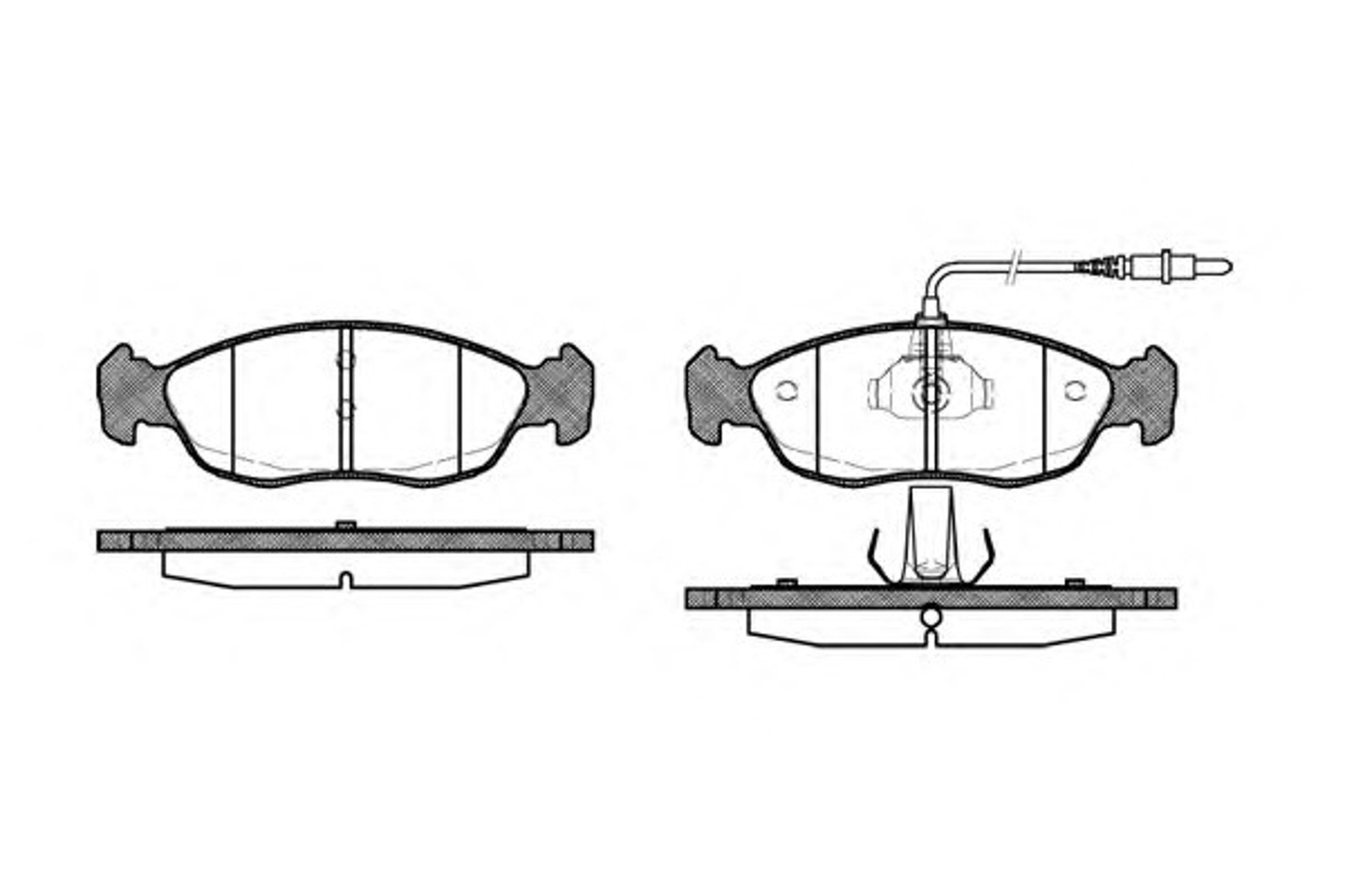 Колодки тормозные дисковые WOKING P5613.02