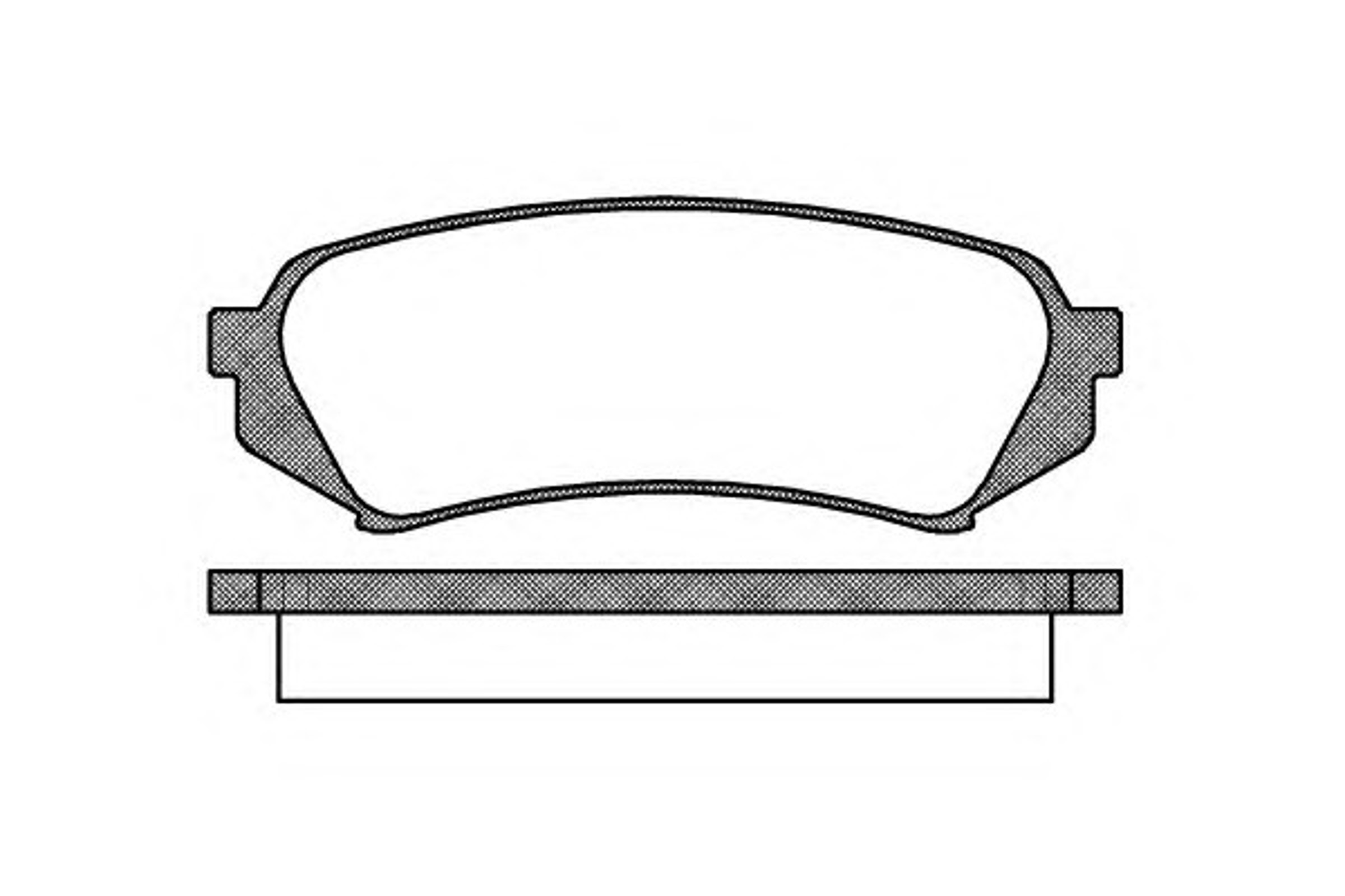 Комплект тормозных колодок дисковый тормоз WOKING P6063.00