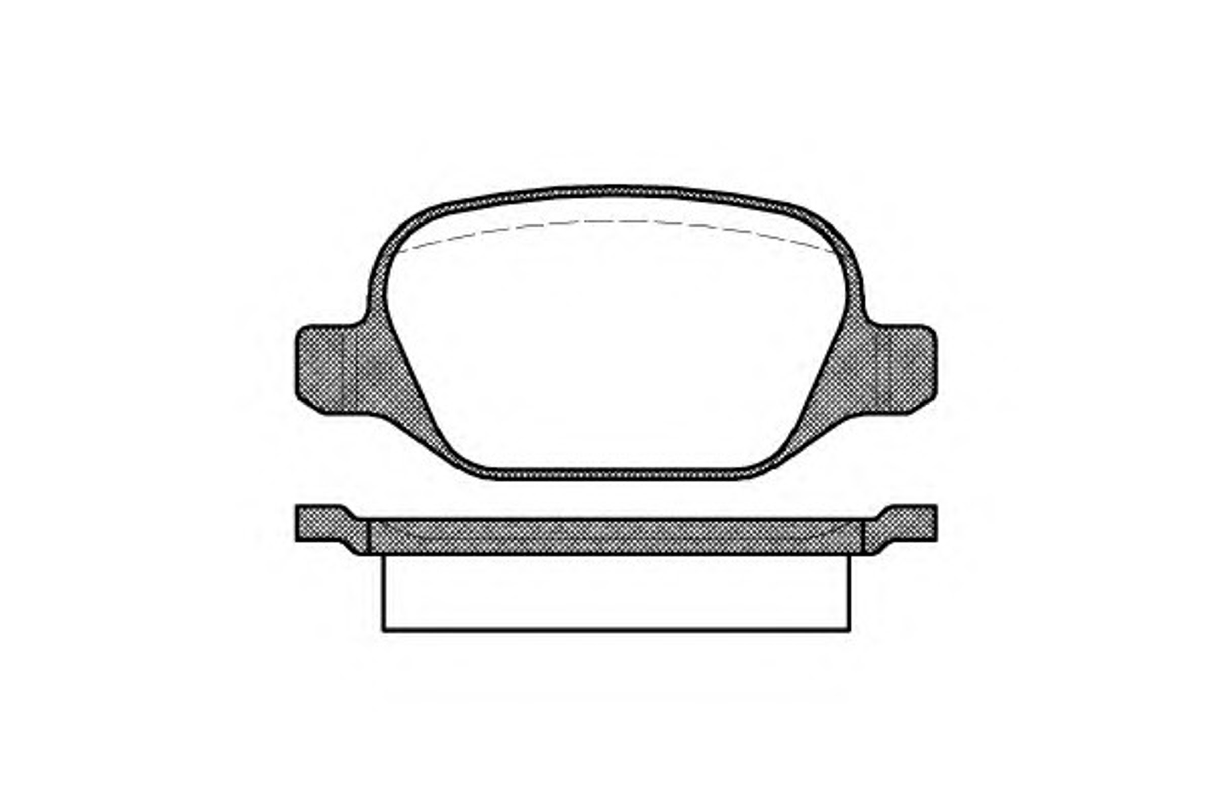 Колодки тормозные дисковые WOKING P6273.10