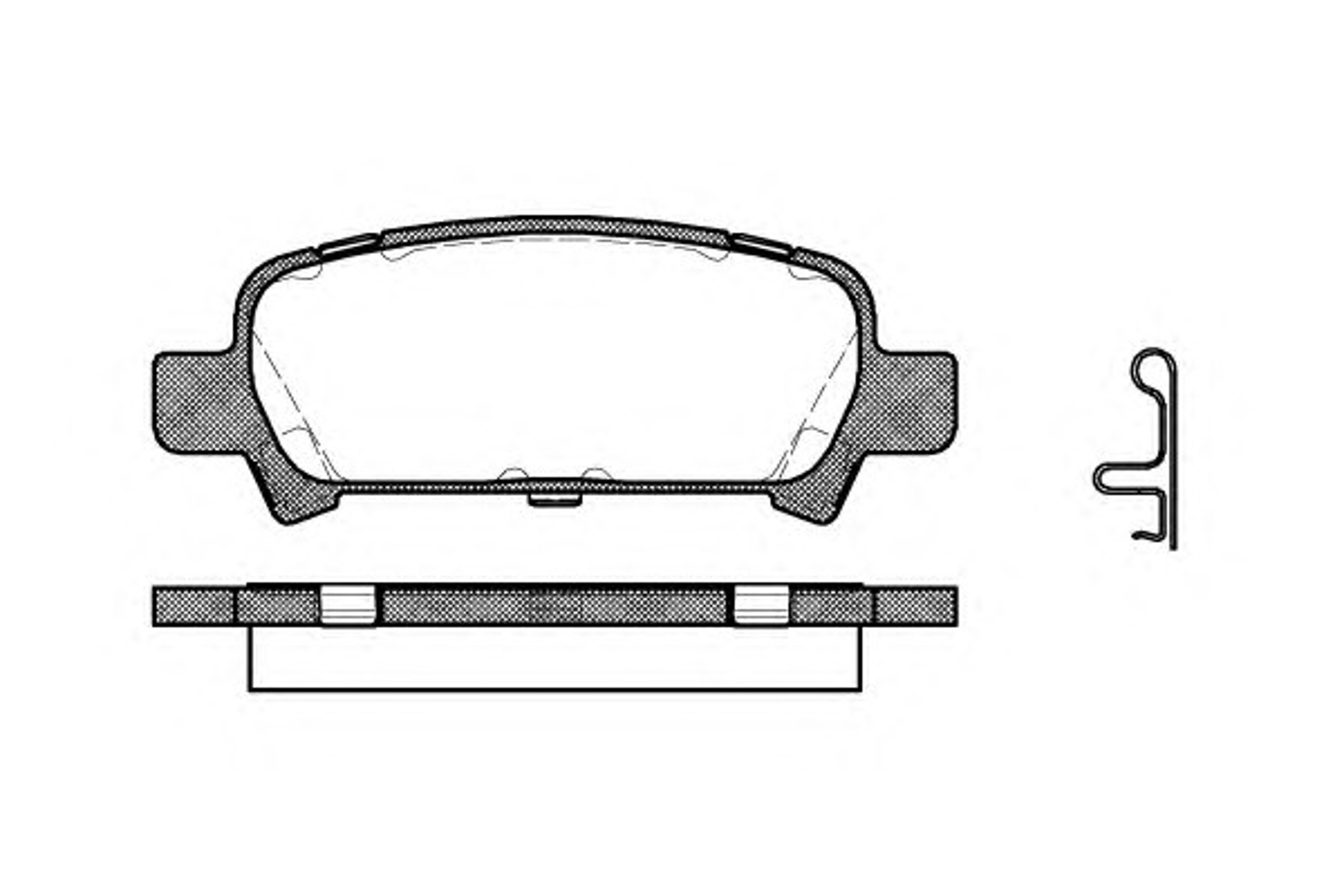 Колодки тормозные дисковые WOKING P6293.02