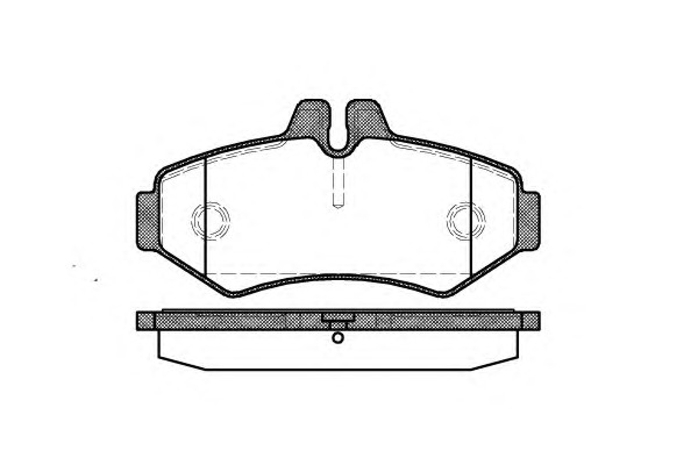 Колодки тормозные дисковые WOKING P6333.00
