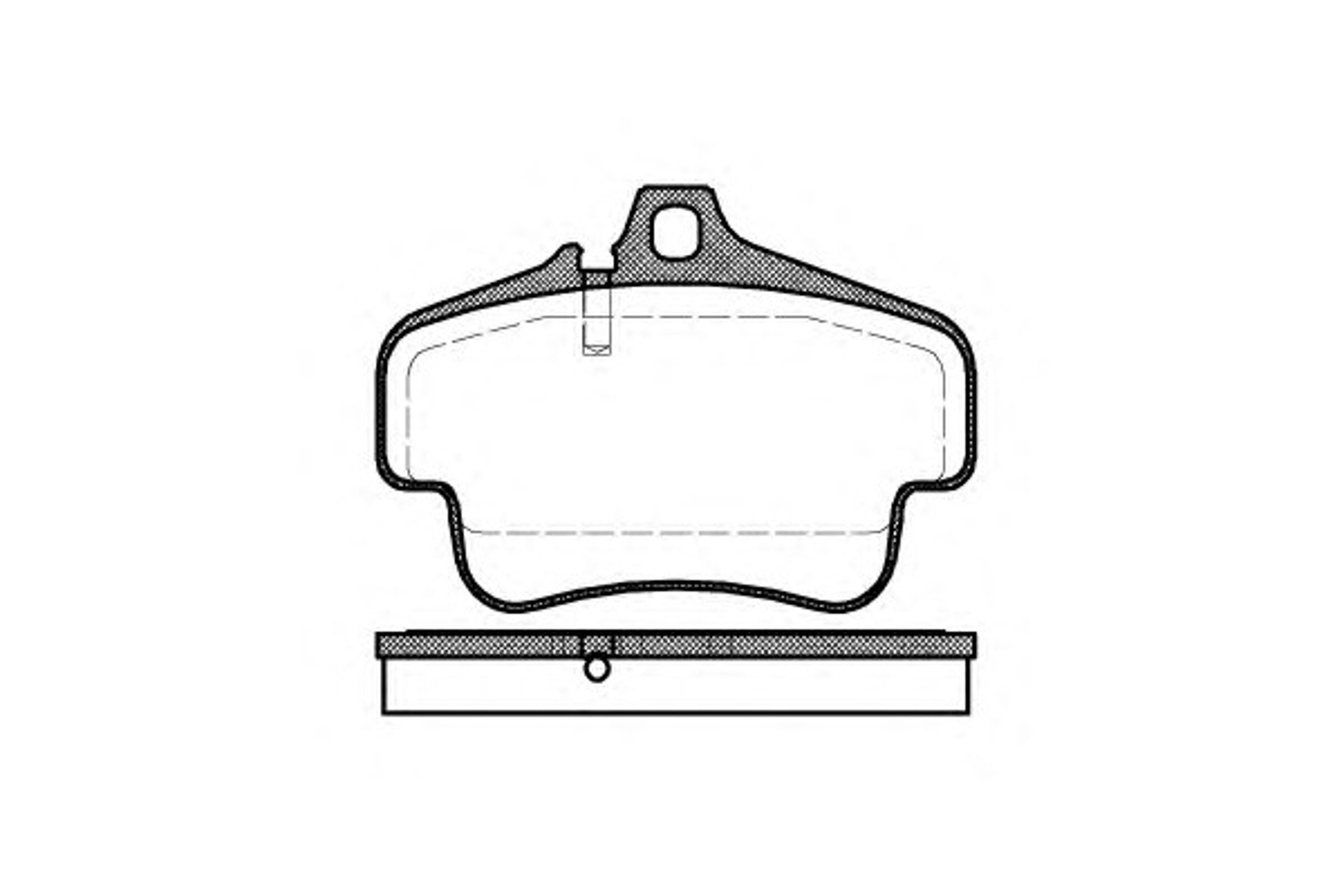 Колодки тормозные дисковые WOKING P6733.00