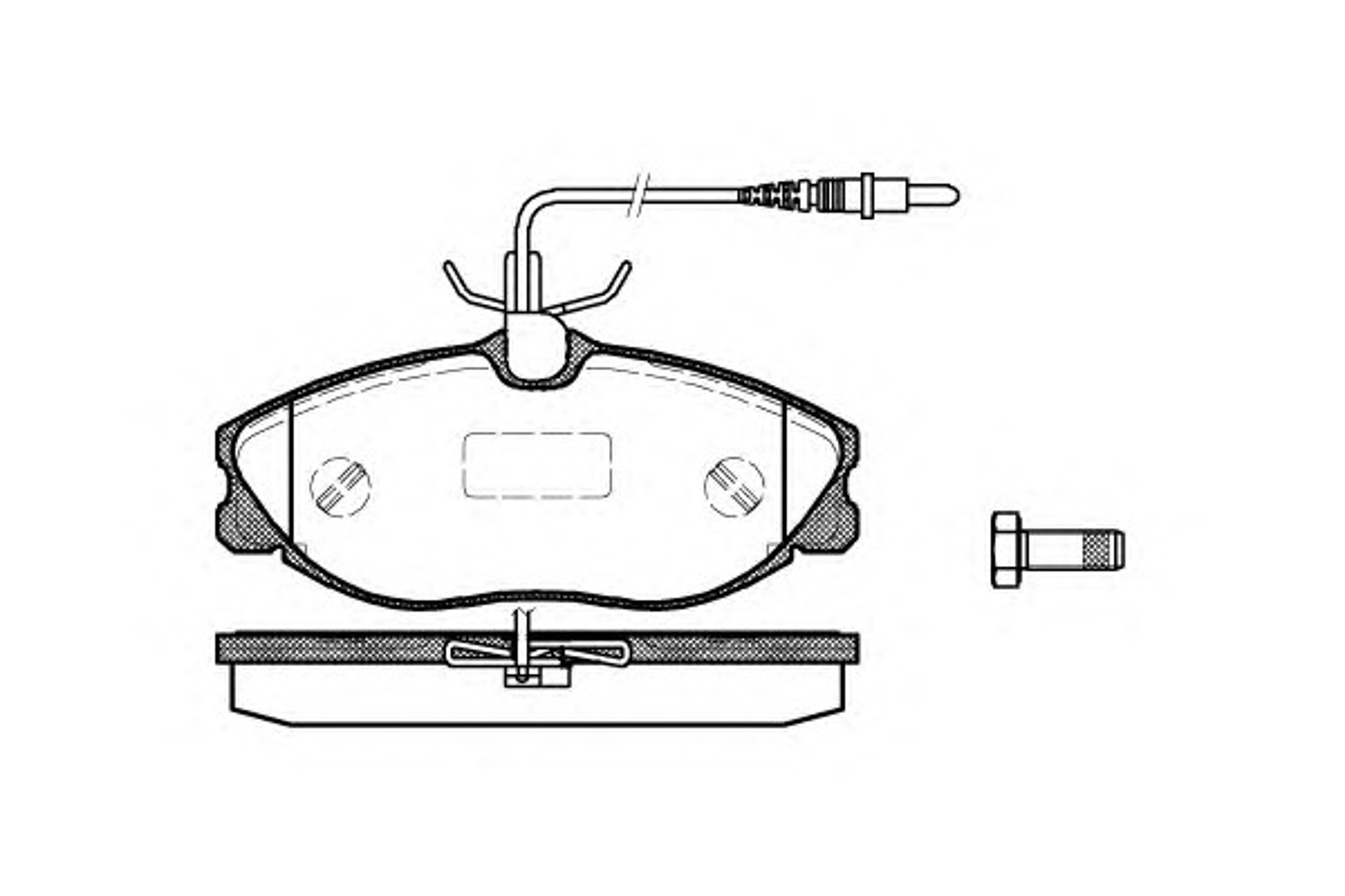 Колодки тормозные дисковые WOKING P7043.04
