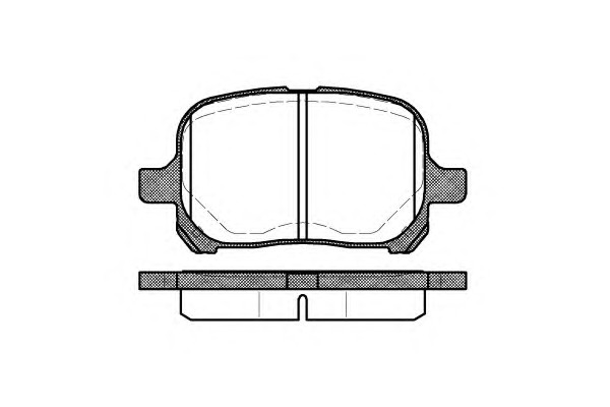 Колодки тормозные дисковые WOKING P7213.00