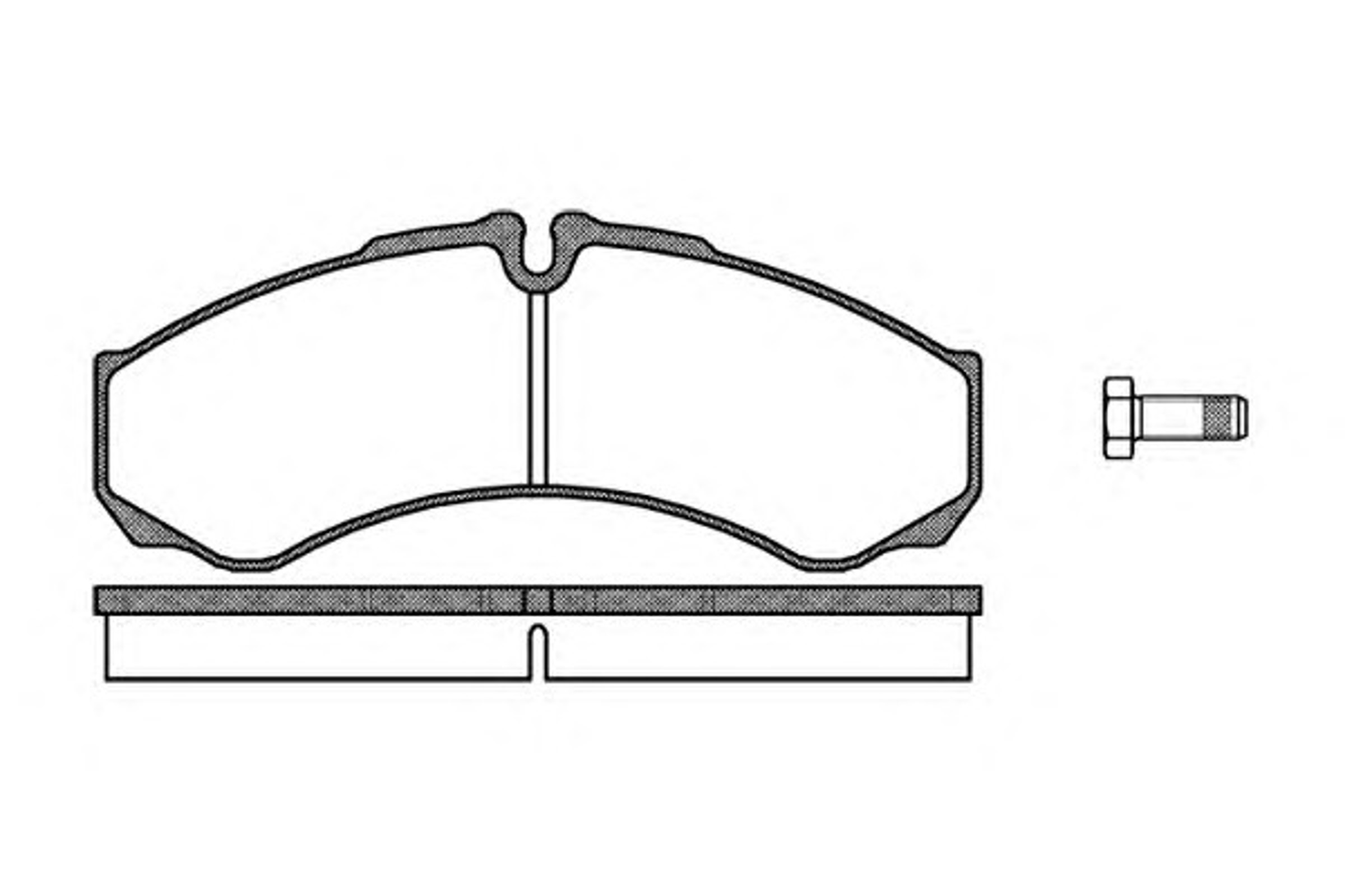 Колодки тормозные дисковые WOKING P7513.10